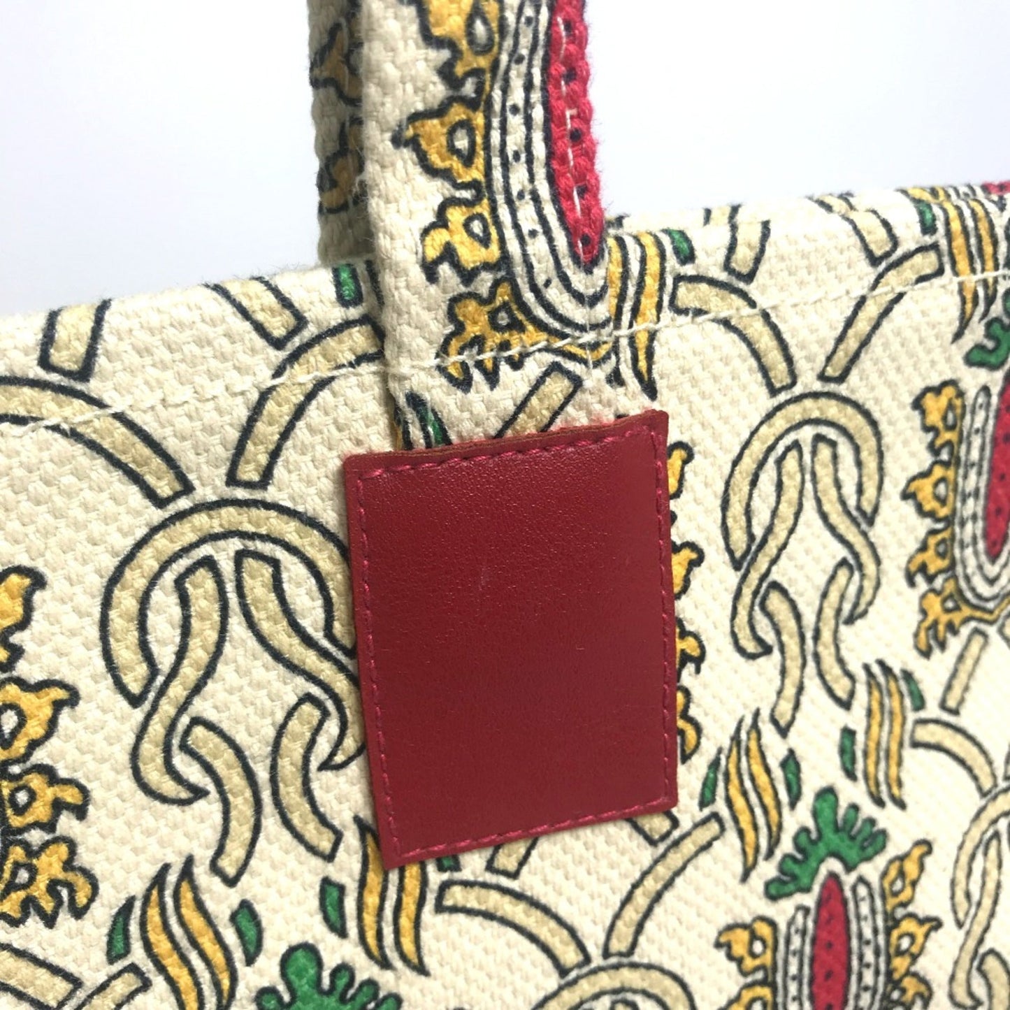 Gucci Beige Cloth Tote Bag