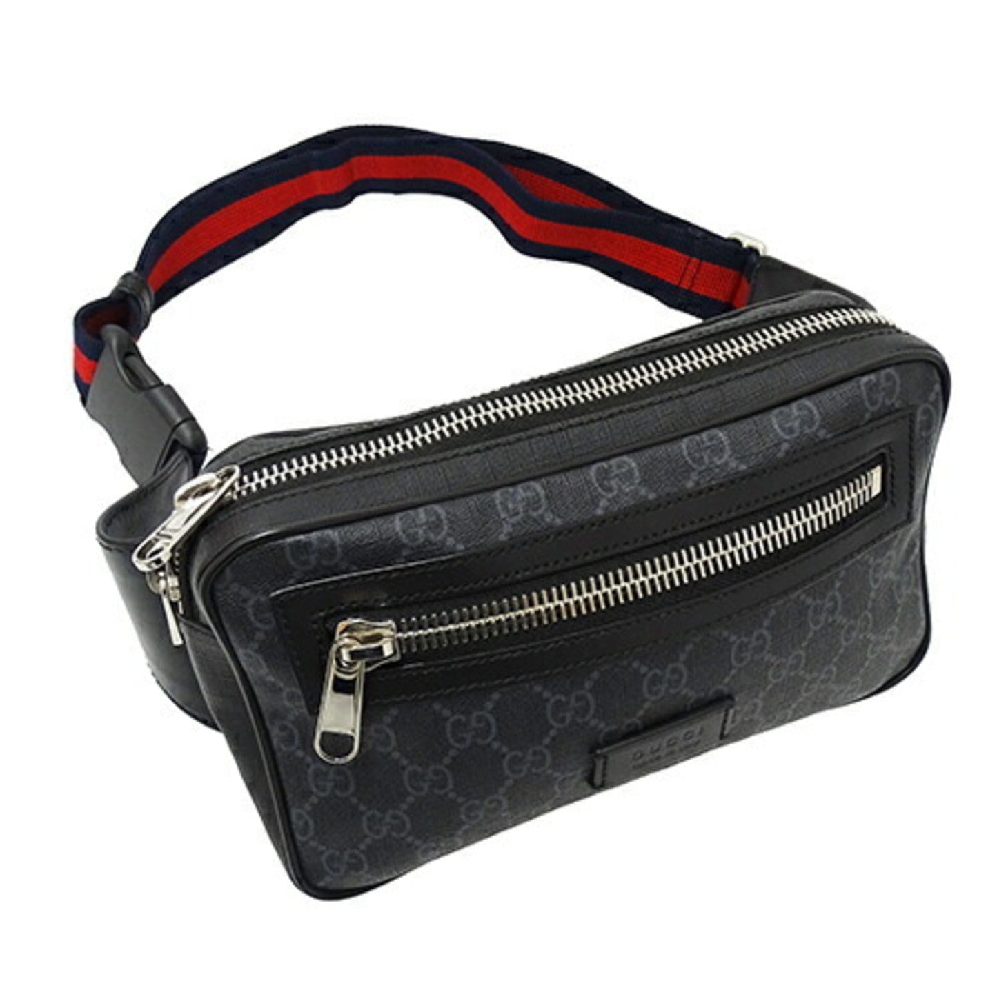 Gucci Black Gg Supreme Sling Bag