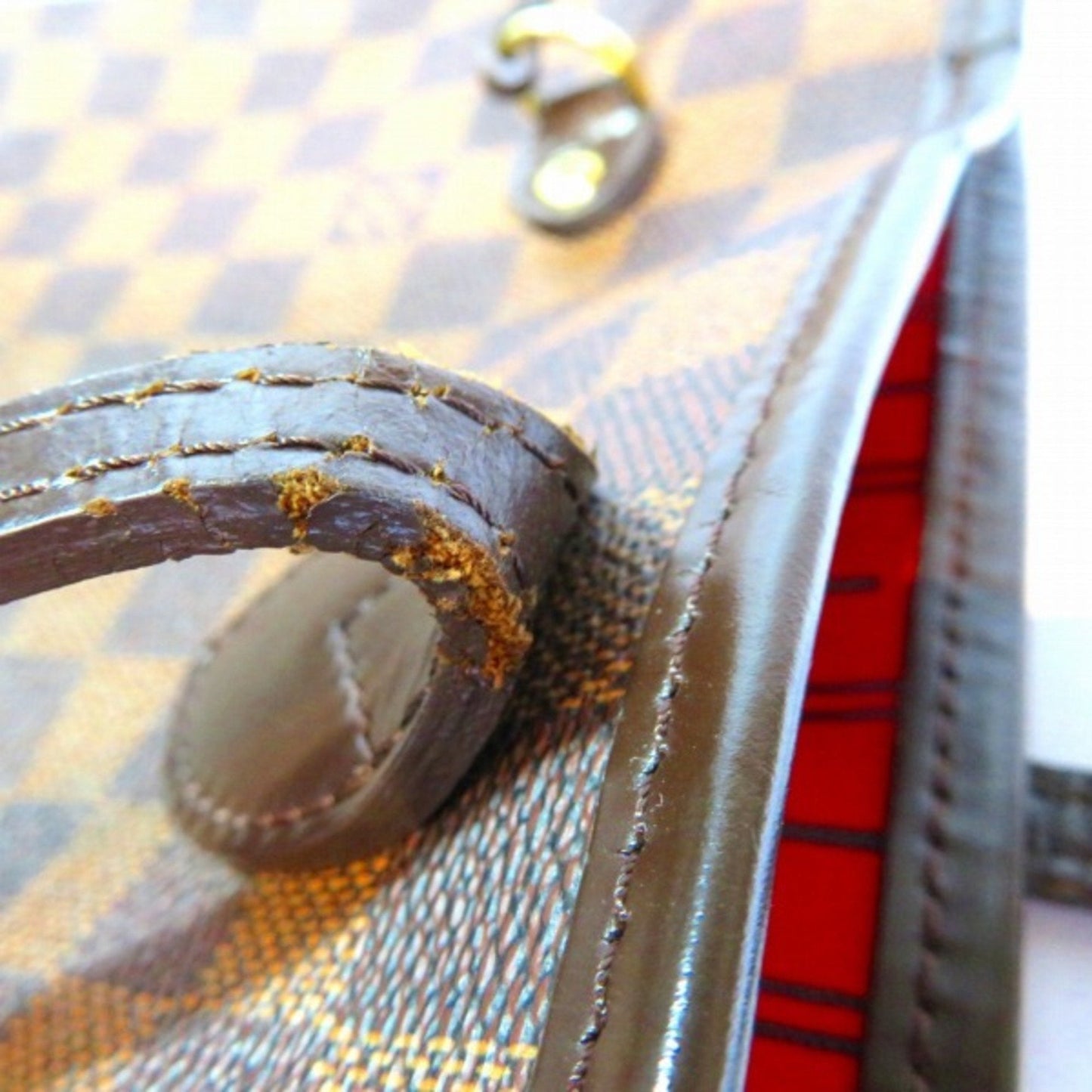 Louis Vuitton Damier Brown Shoulder Bag Tote Bag