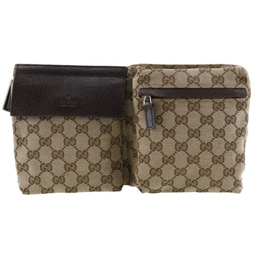 Gucci Beige Gg Canvas Fanny Pack ()