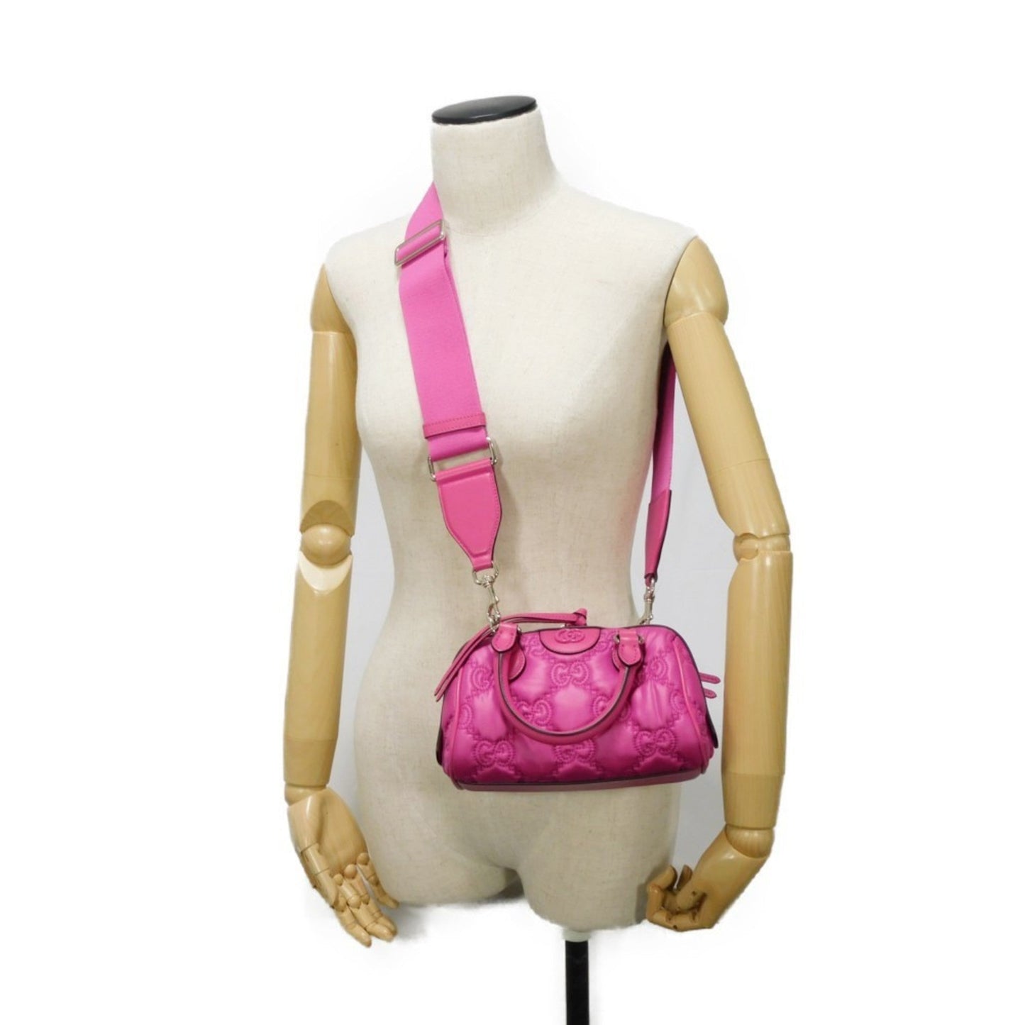 Gucci Pink Nylon Handbag