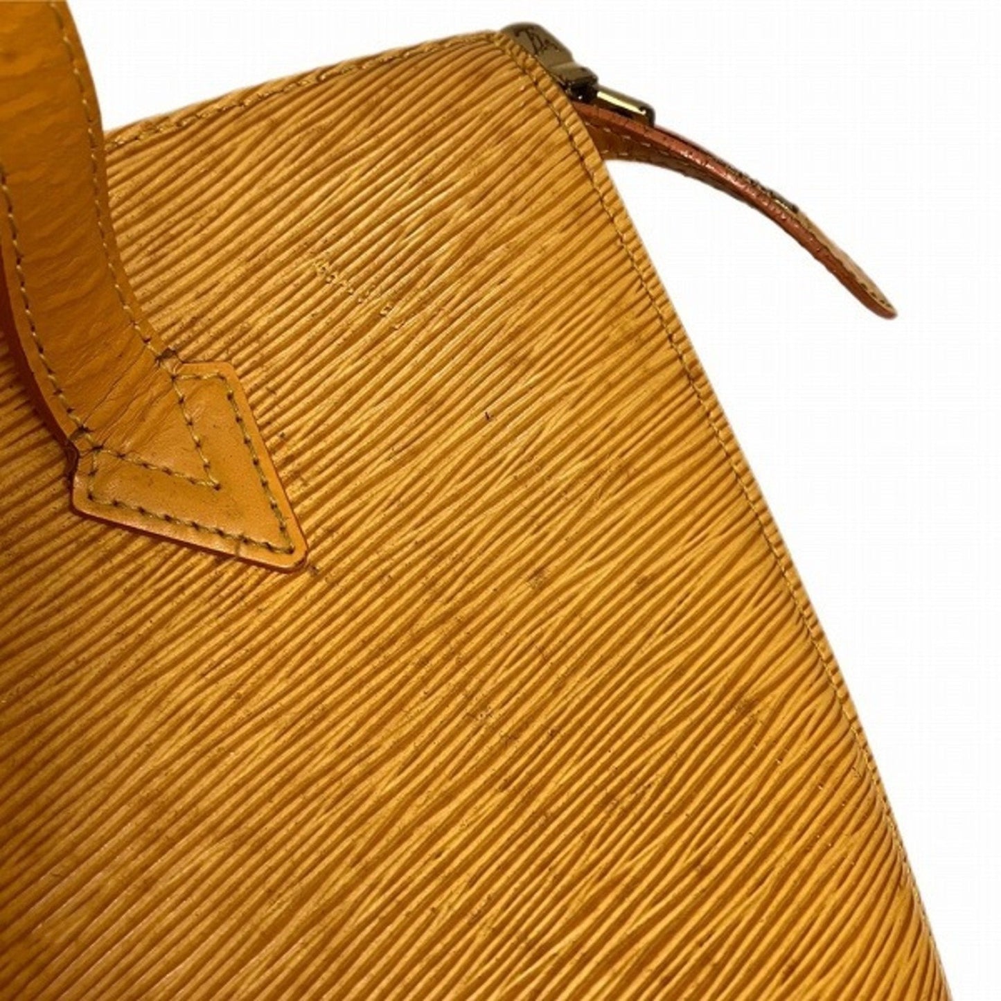 Louis Vuitton Epi Yellow Leather Shoulder Bag Tote Bag