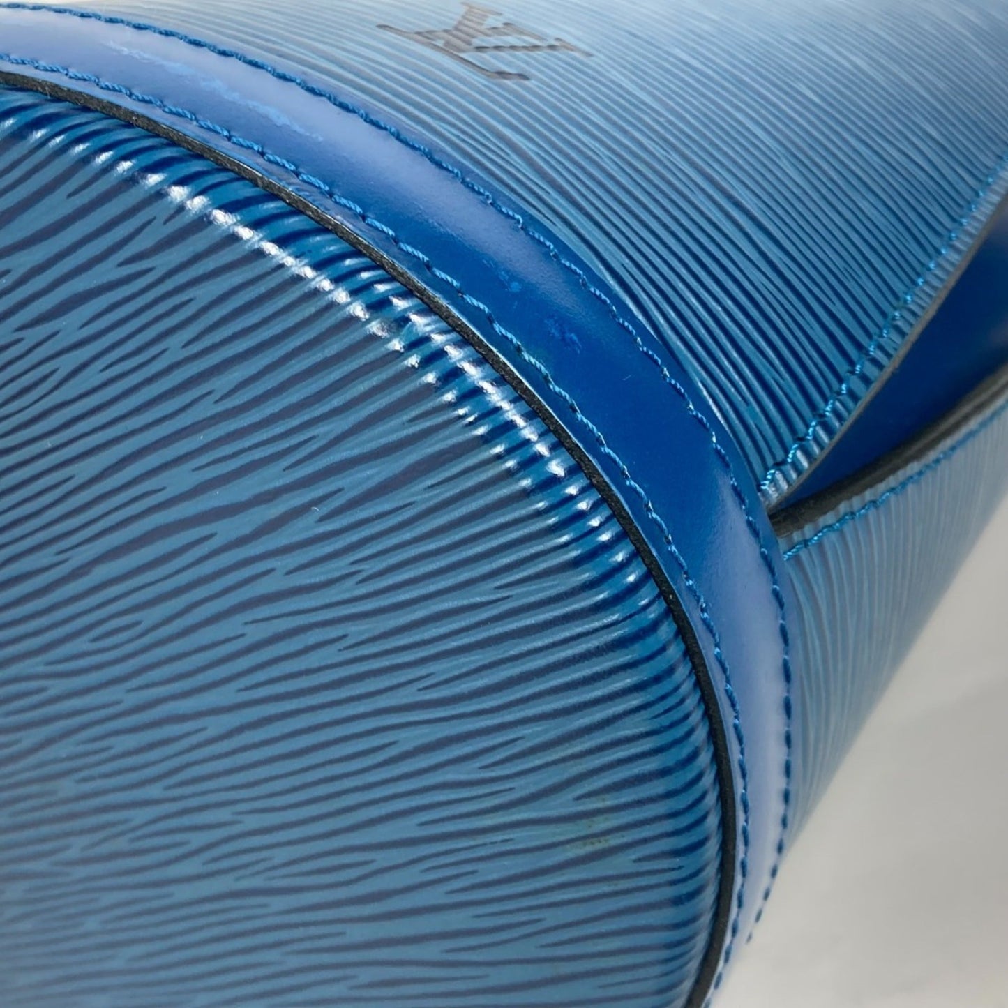 Louis Vuitton Blue Toledo Blue Epi Leather Shoulder Bag