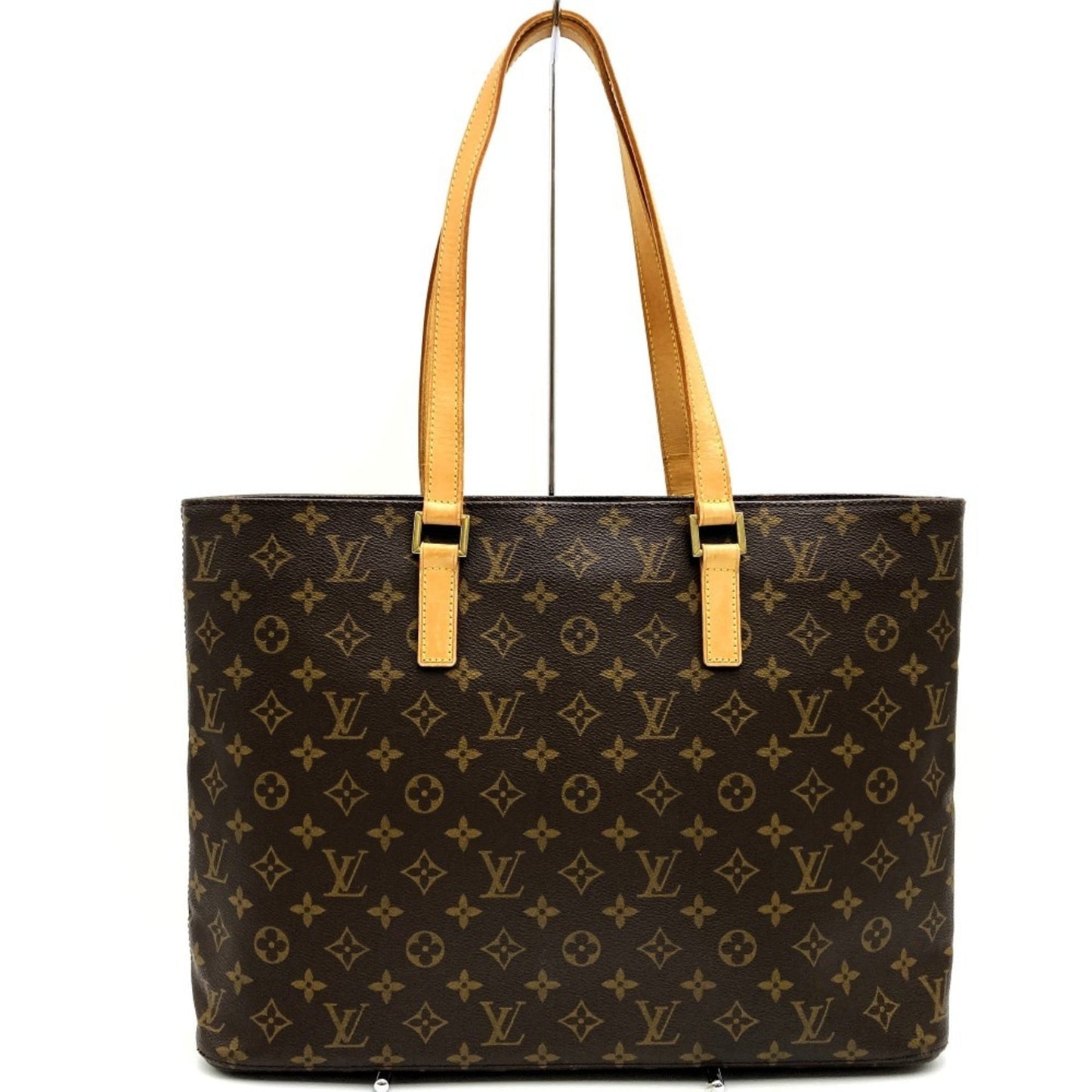 Louis Vuitton Brown Monogram Shoulder Bag Tote Bag ()
