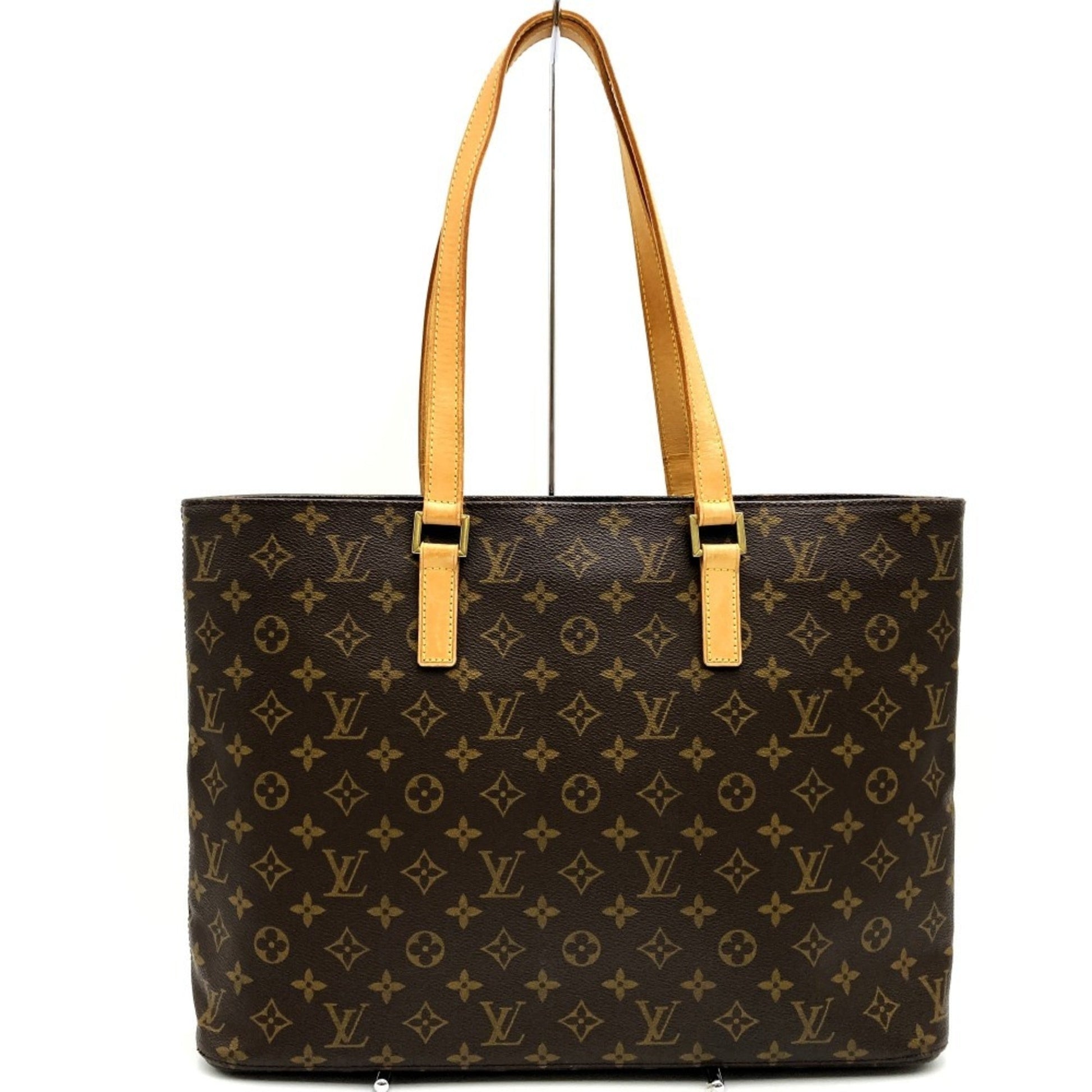 Louis Vuitton Brown Monogram Shoulder Bag Tote Bag ()