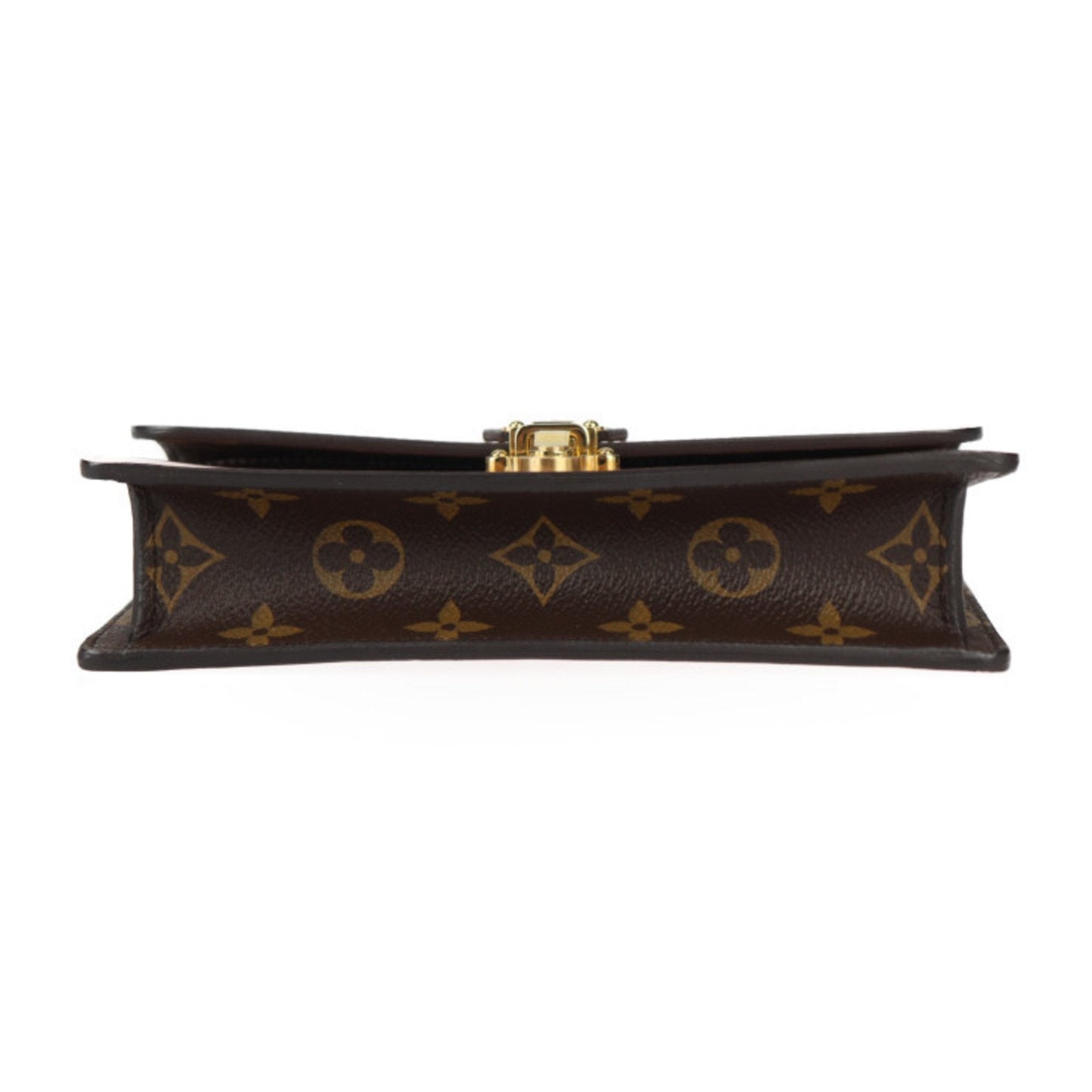 Louis Vuitton Brown Monogram Rose Ballerine Patent Leather Monogram Clutch Bag Pochette Shoulder Bag