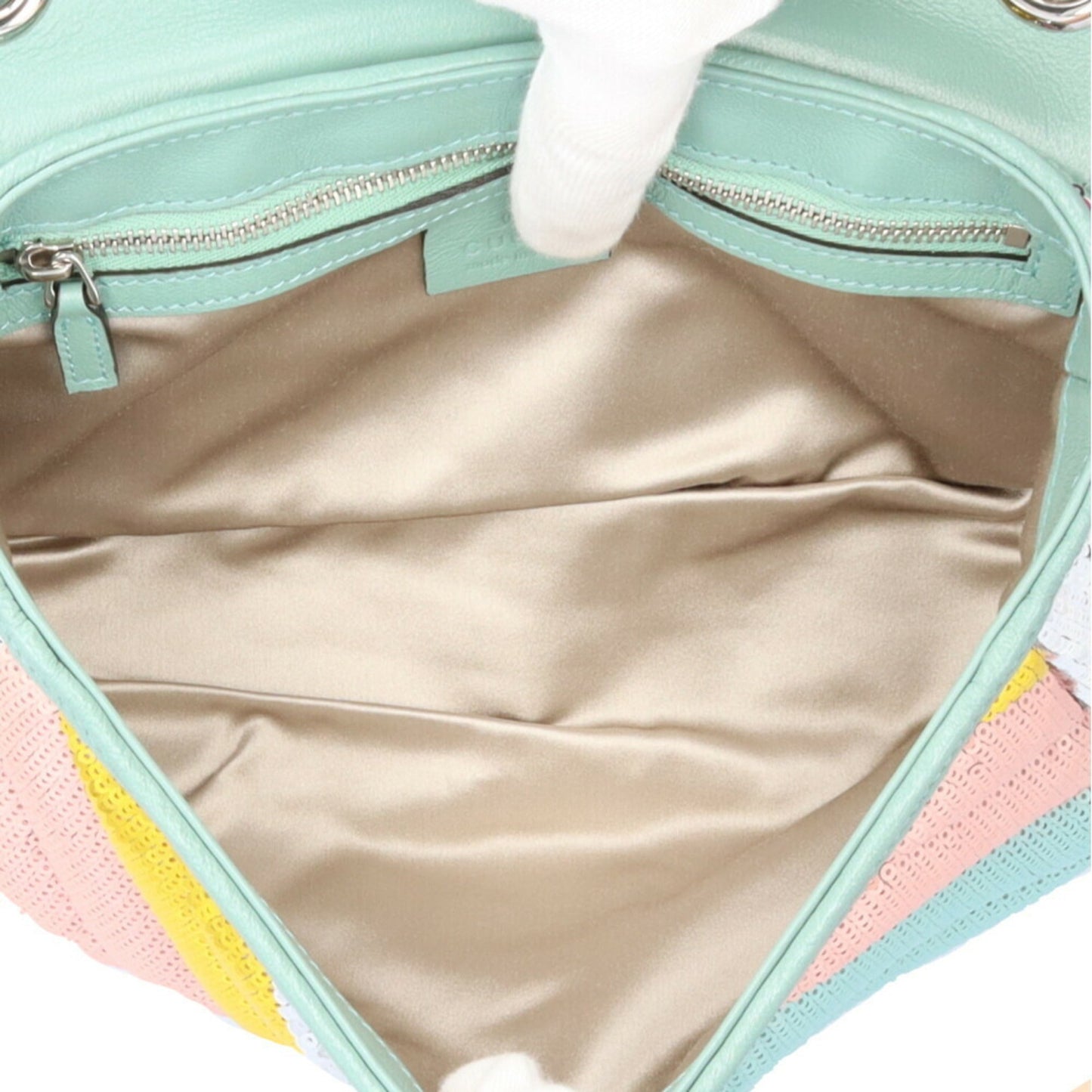 Gucci Gg Marmont Multi-Color Spangles Shoulder Bag