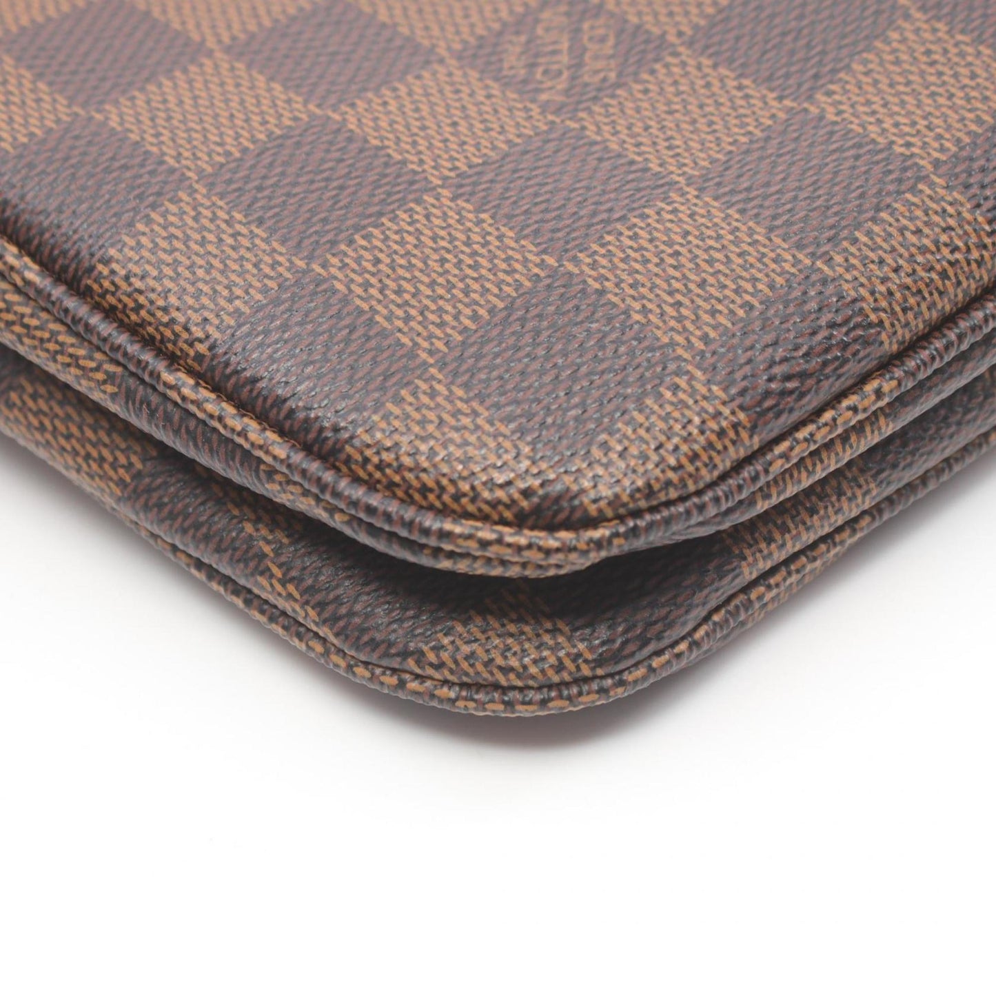 Louis Vuitton Brown Pvc Leather Shoulder Bag