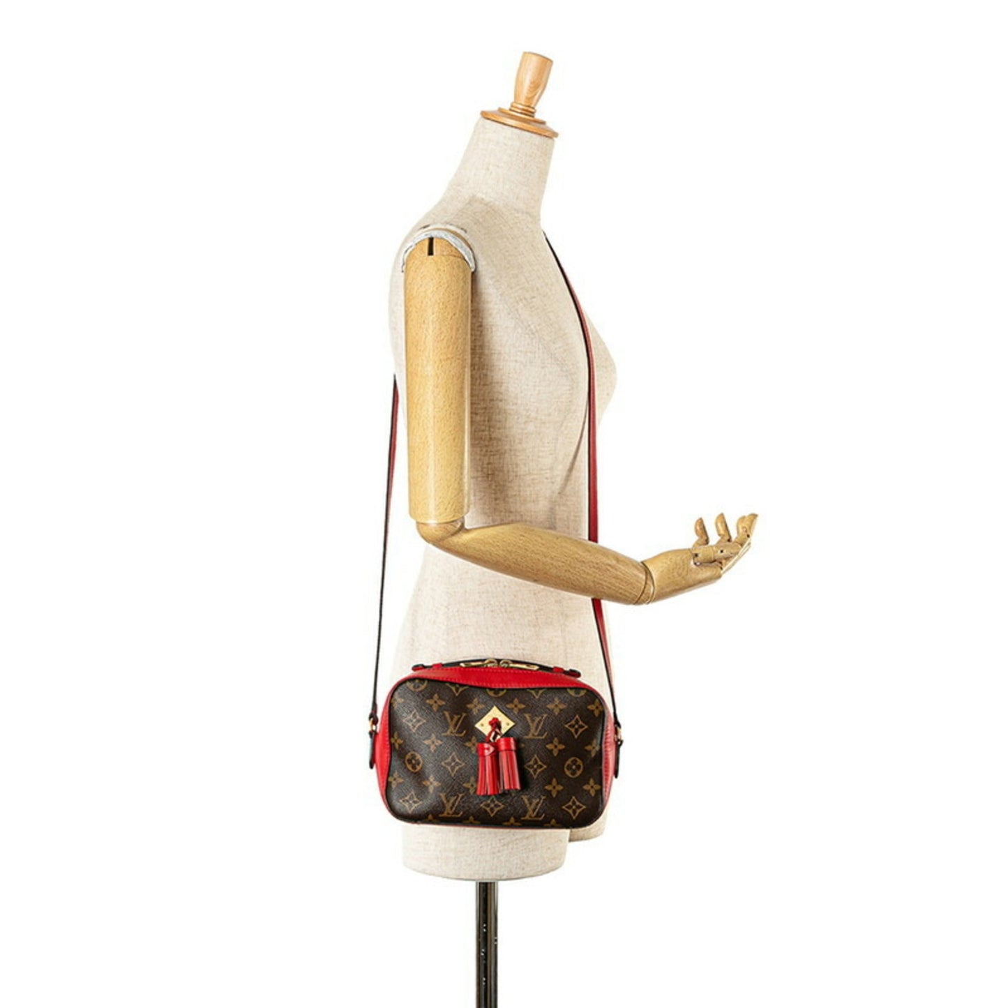 Louis Vuitton Brown Coquelicots Pvc Leather Shoulder Bag