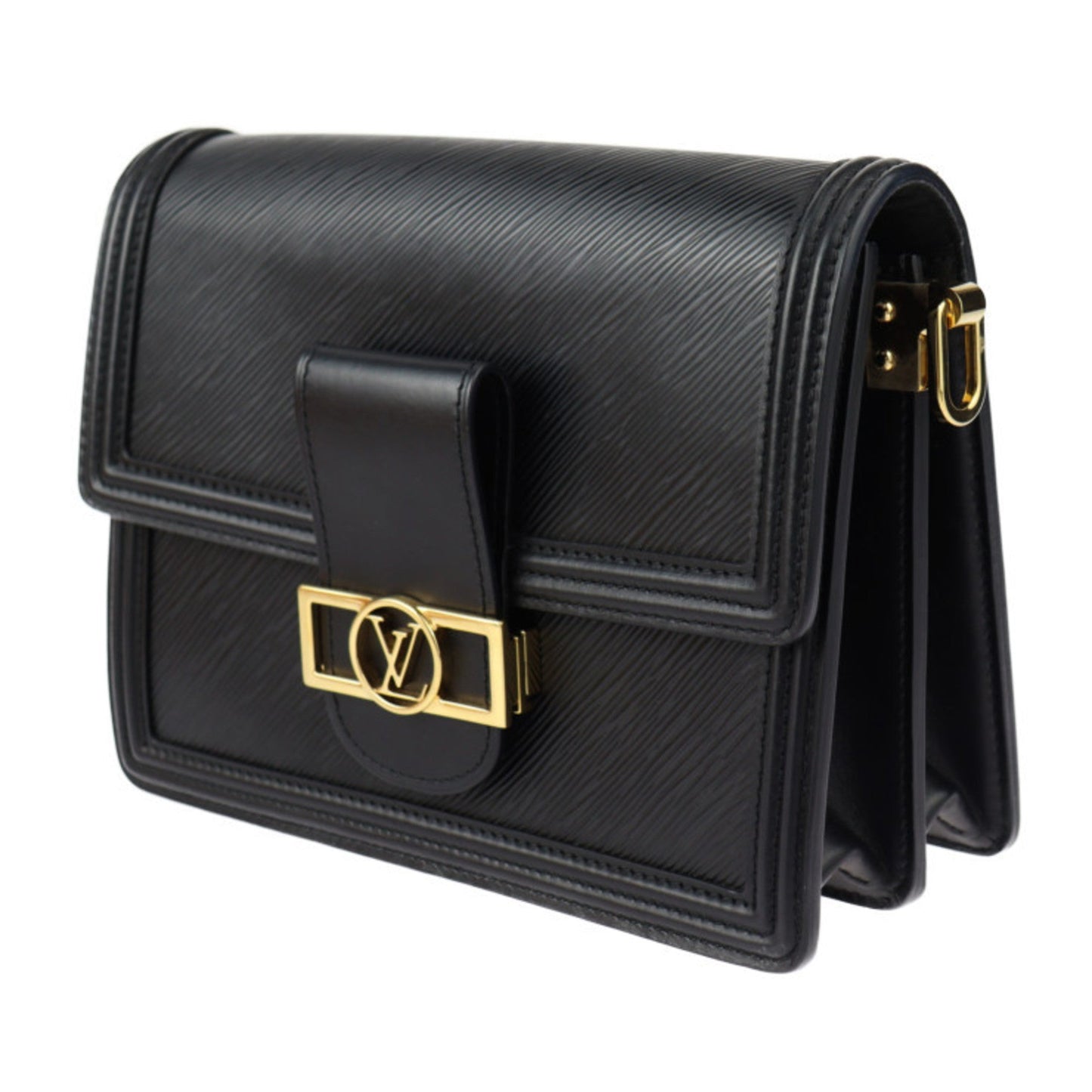 Louis Vuitton Black Epi Leather Handbag Shoulder Bag