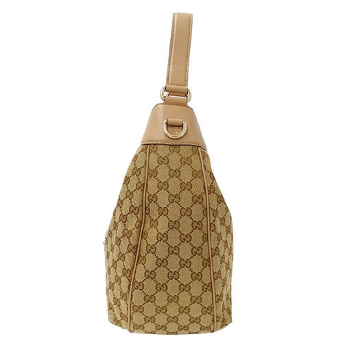Gucci Beige Pink Gg Canvas Leather Handbag Shoulder Bag