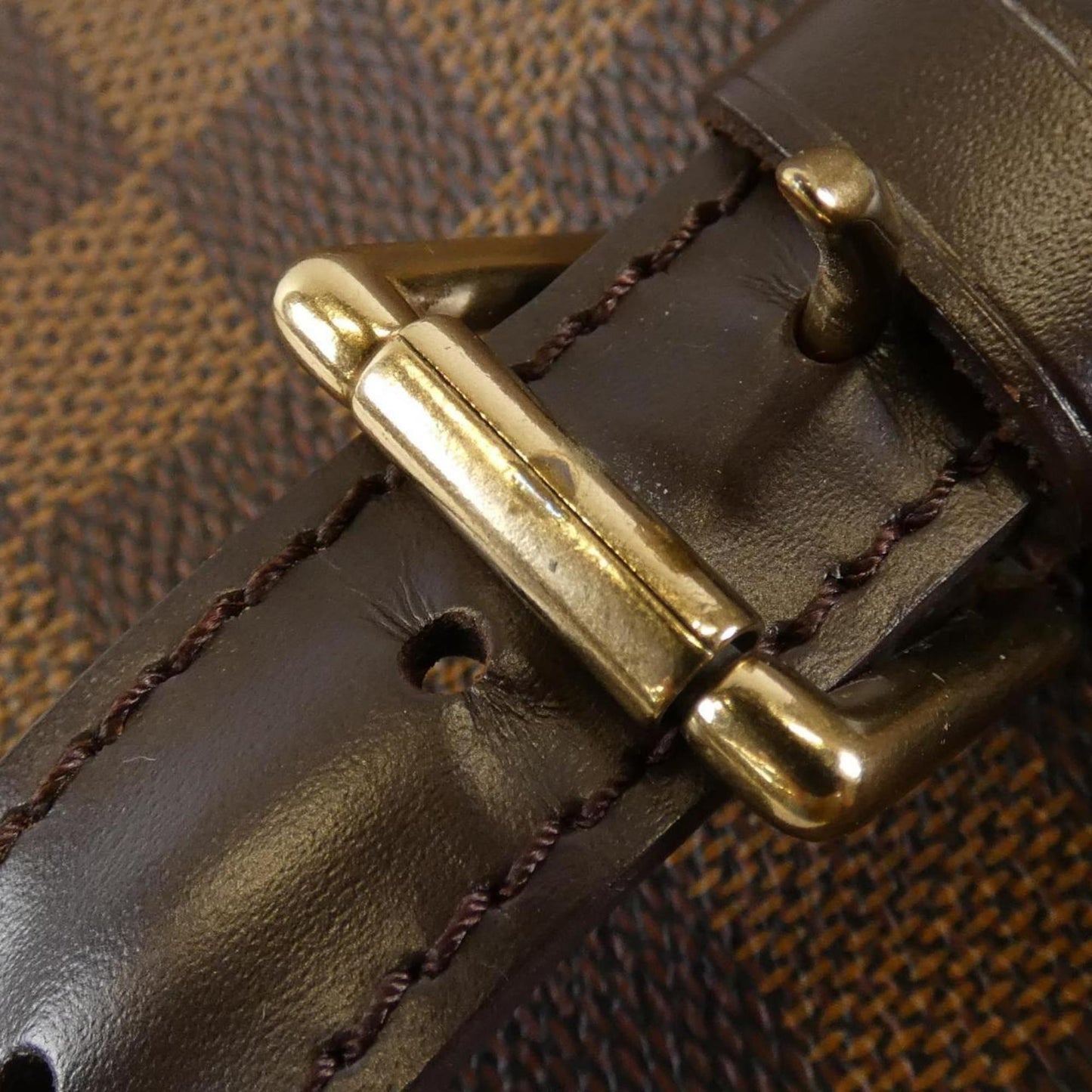 Louis Vuitton Brown Ebene Coated Canvas Shoulder Bag
