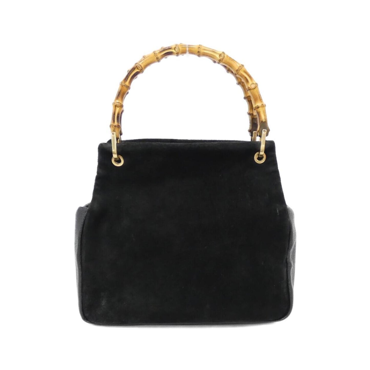Gucci Black Suede Leather Handbag ()