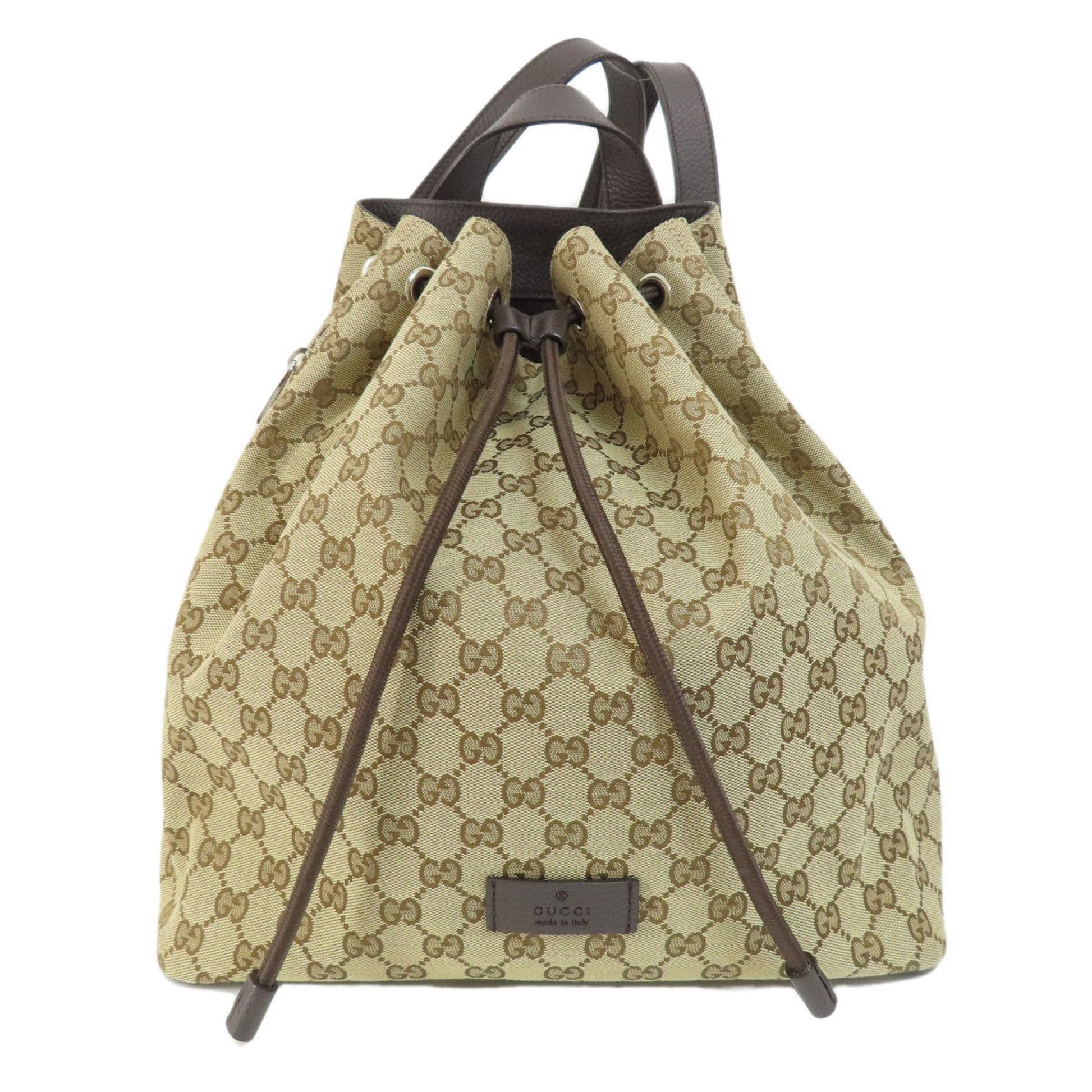 Gucci Brown Canvas Shoulder Bag ()
