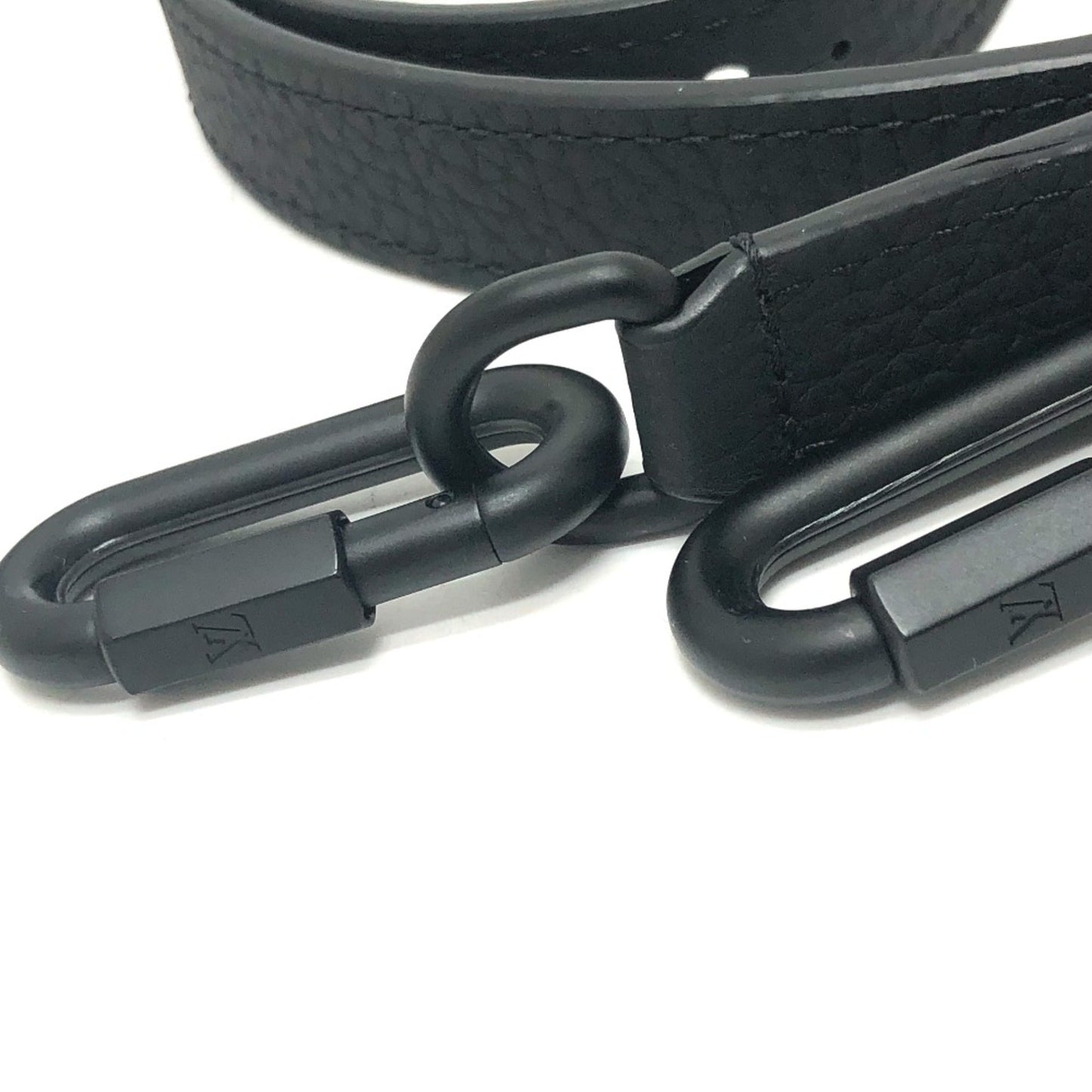 Louis Vuitton Black Leather Shoulder Bag