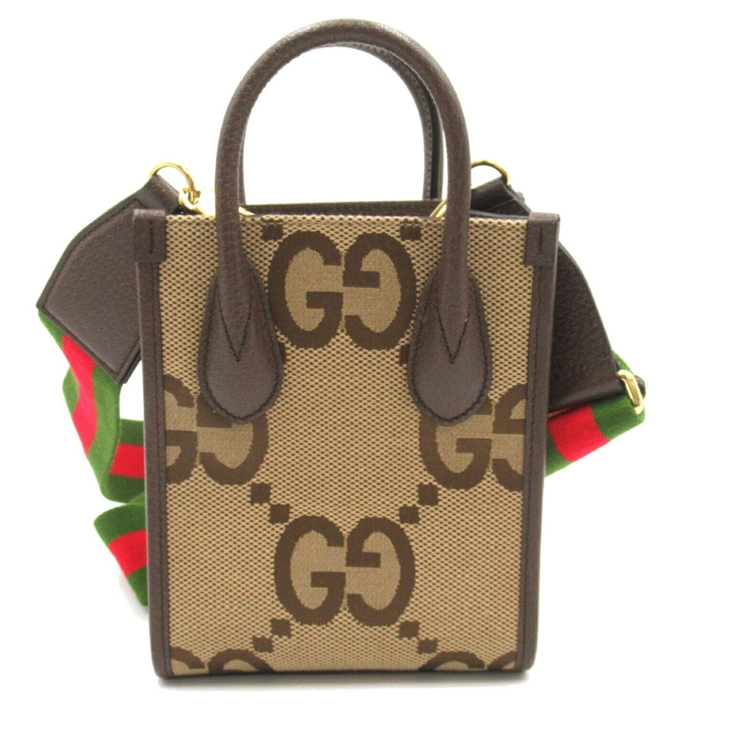 Gucci Brown Gg Canvas Shoulder Bag Tote Bag