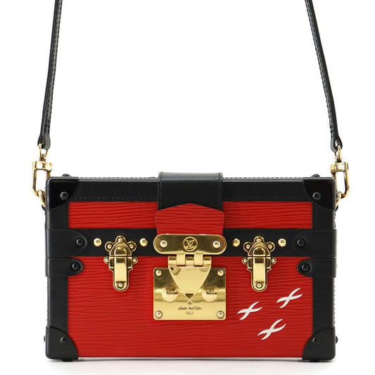 Louis Vuitton Black Coquelicots Noir Epi Leather Shoulder Bag ()