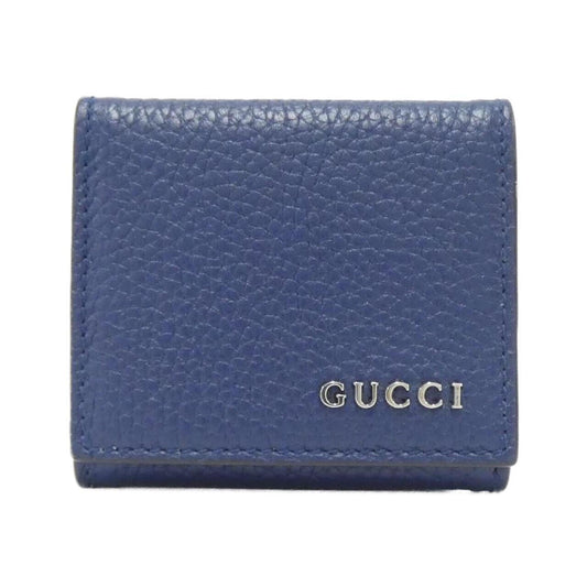Gucci Blue Leather Coin Purse/Coin Case ()