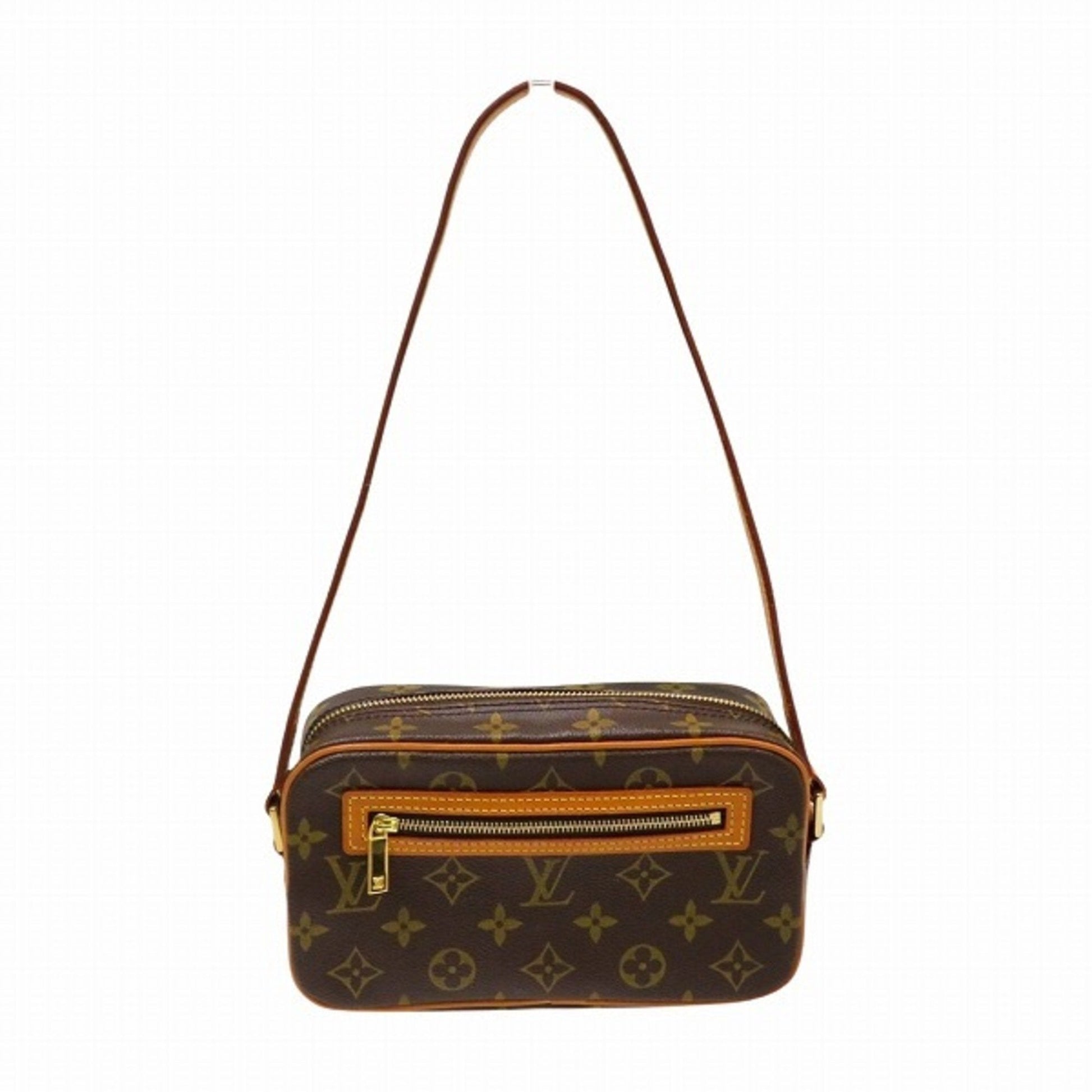 Louis Vuitton Brown Handbag Pochette Shoulder Bag ()