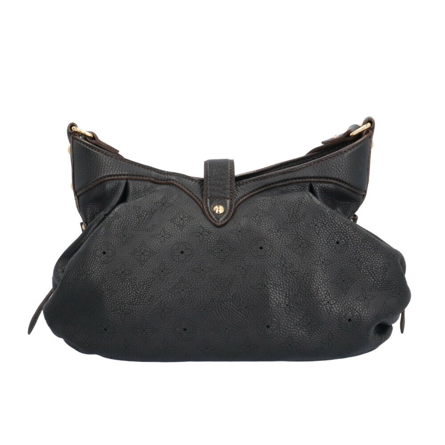 Louis Vuitton Mahina Black Mahina Leather Shoulder Bag