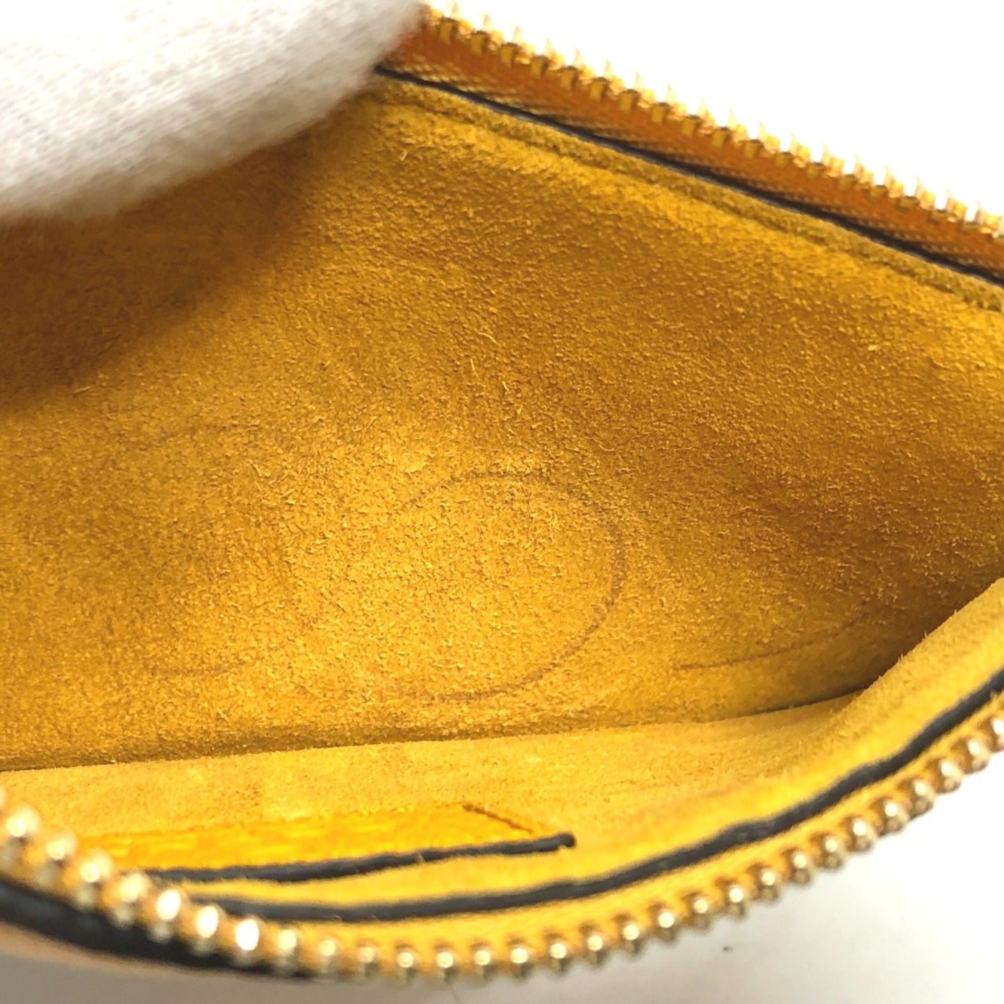 Gucci Yellow Leather Coin Purse/Coin Case