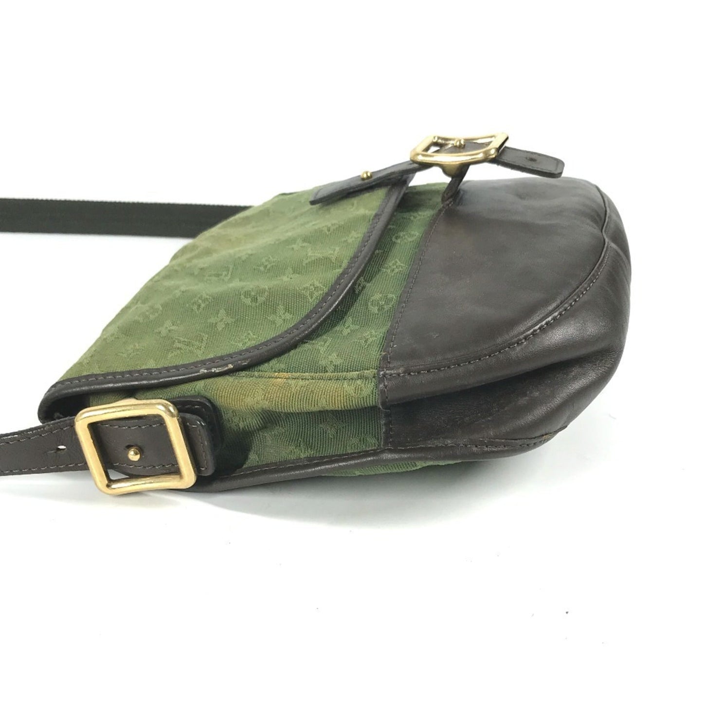 Louis Vuitton Khaki Monogram Pochette Shoulder Bag