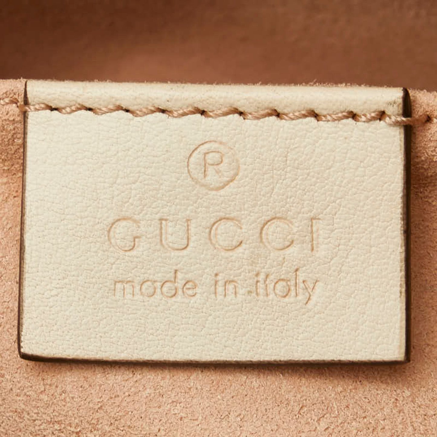 Gucci Beige Black Pvc Leather Shoulder Bag