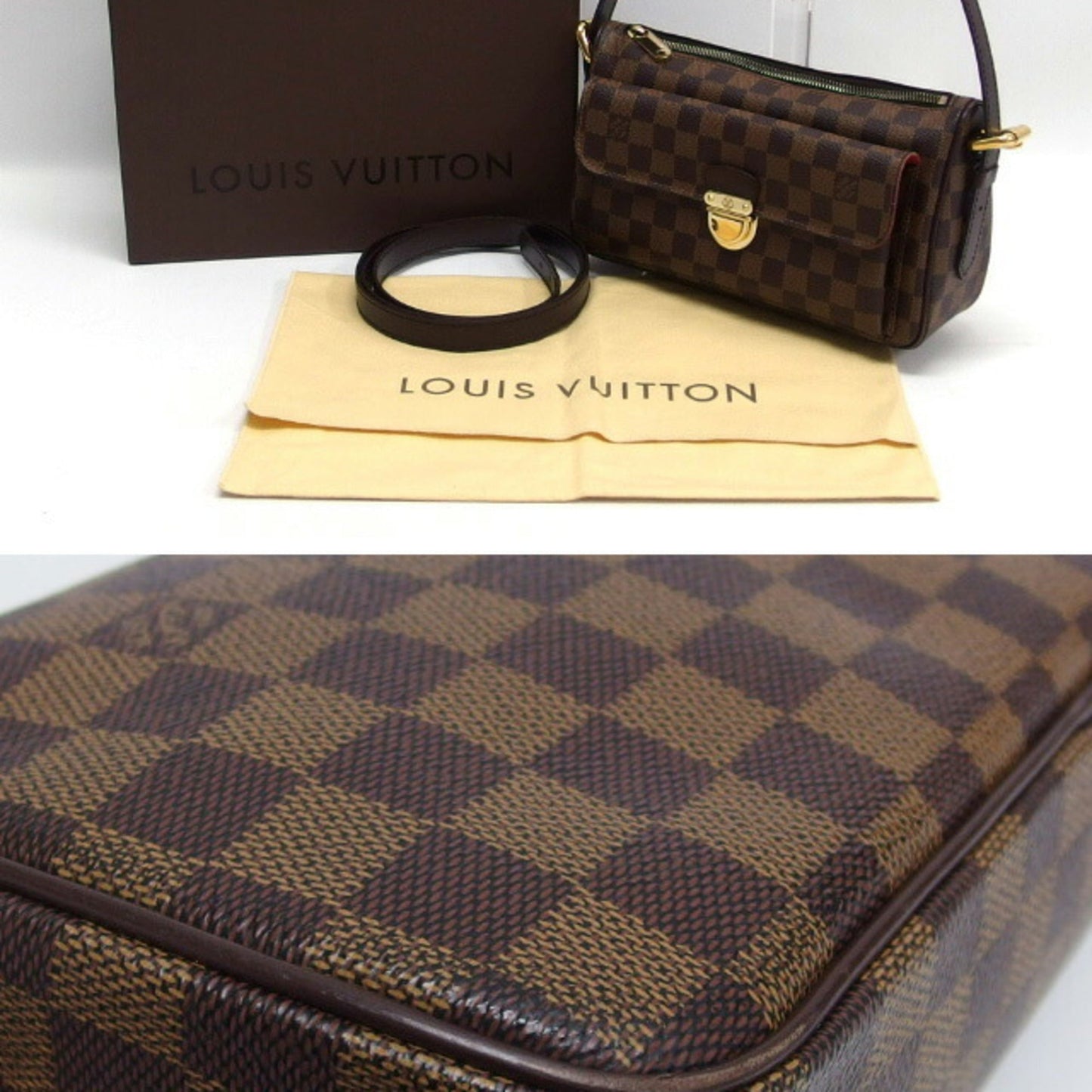 Louis Vuitton Damier Gold Pochette Shoulder Bag