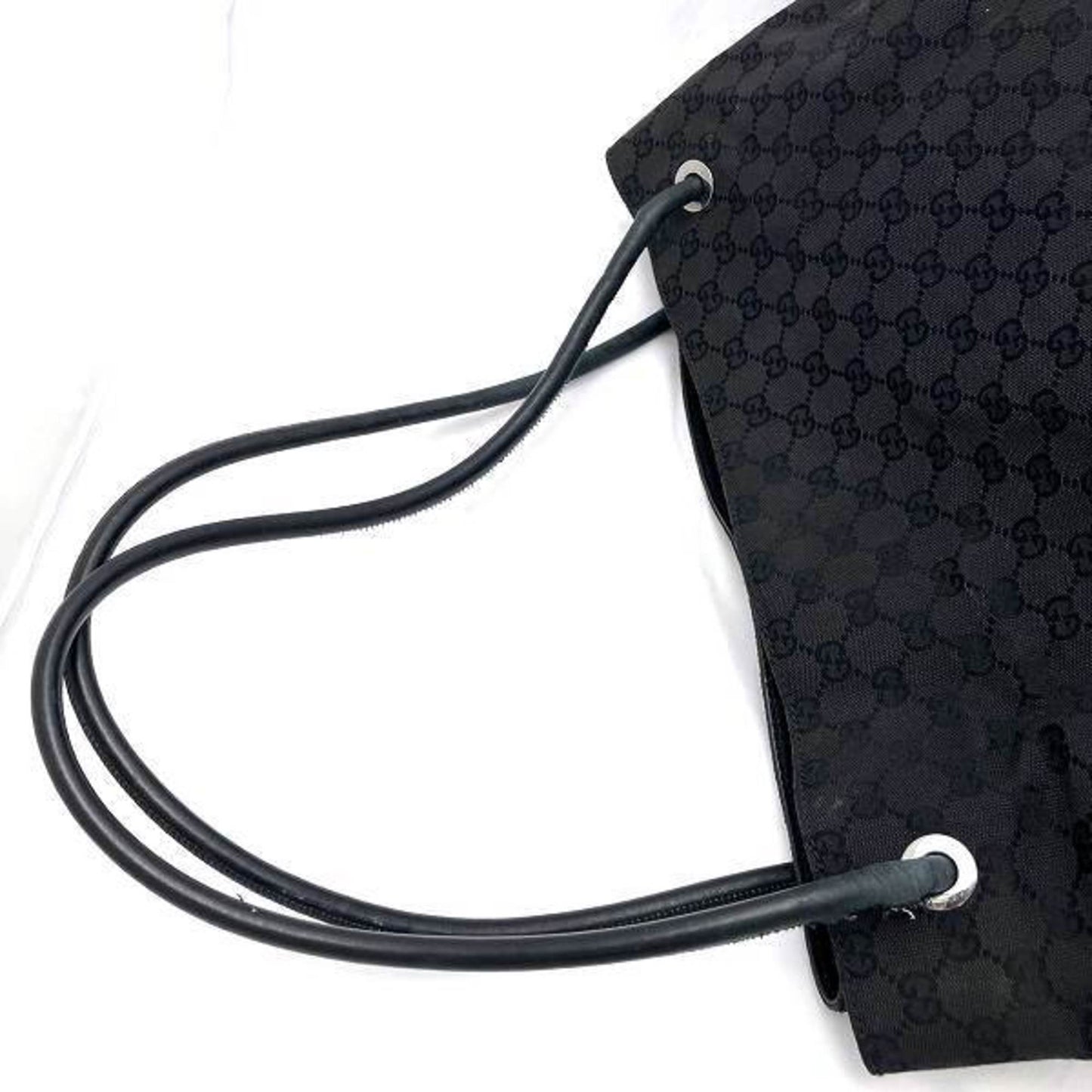 Gucci Gg Canvas Black Gg Canvas Shoulder Bag Tote Bag