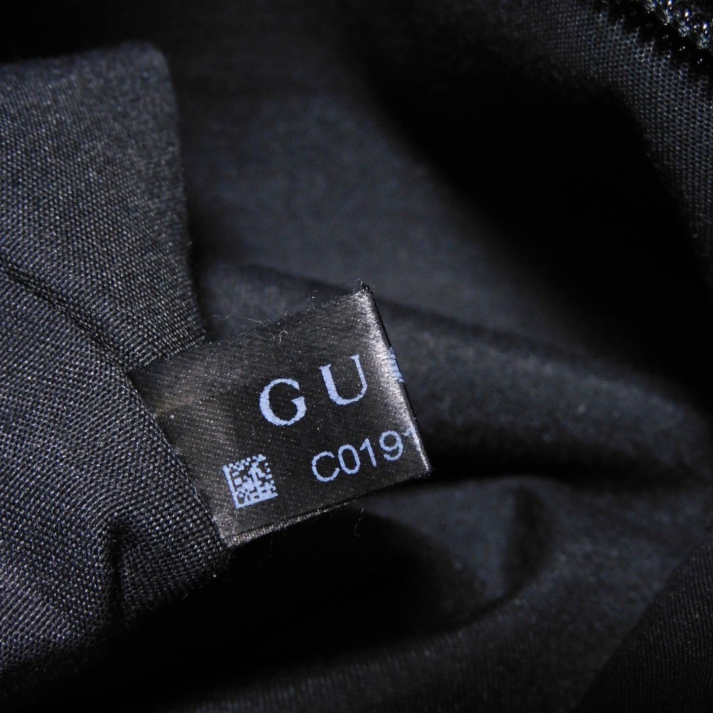 Gucci Black Nylon Canvas Leather Messenger Bag Shoulder Bag