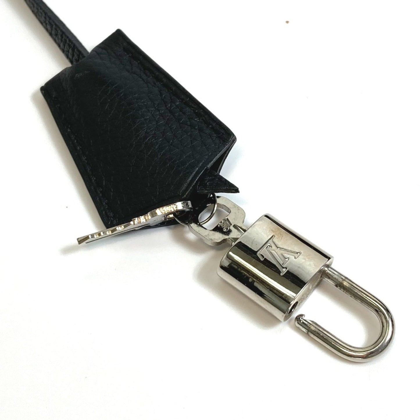 Louis Vuitton Black Leather Shoulder Bag