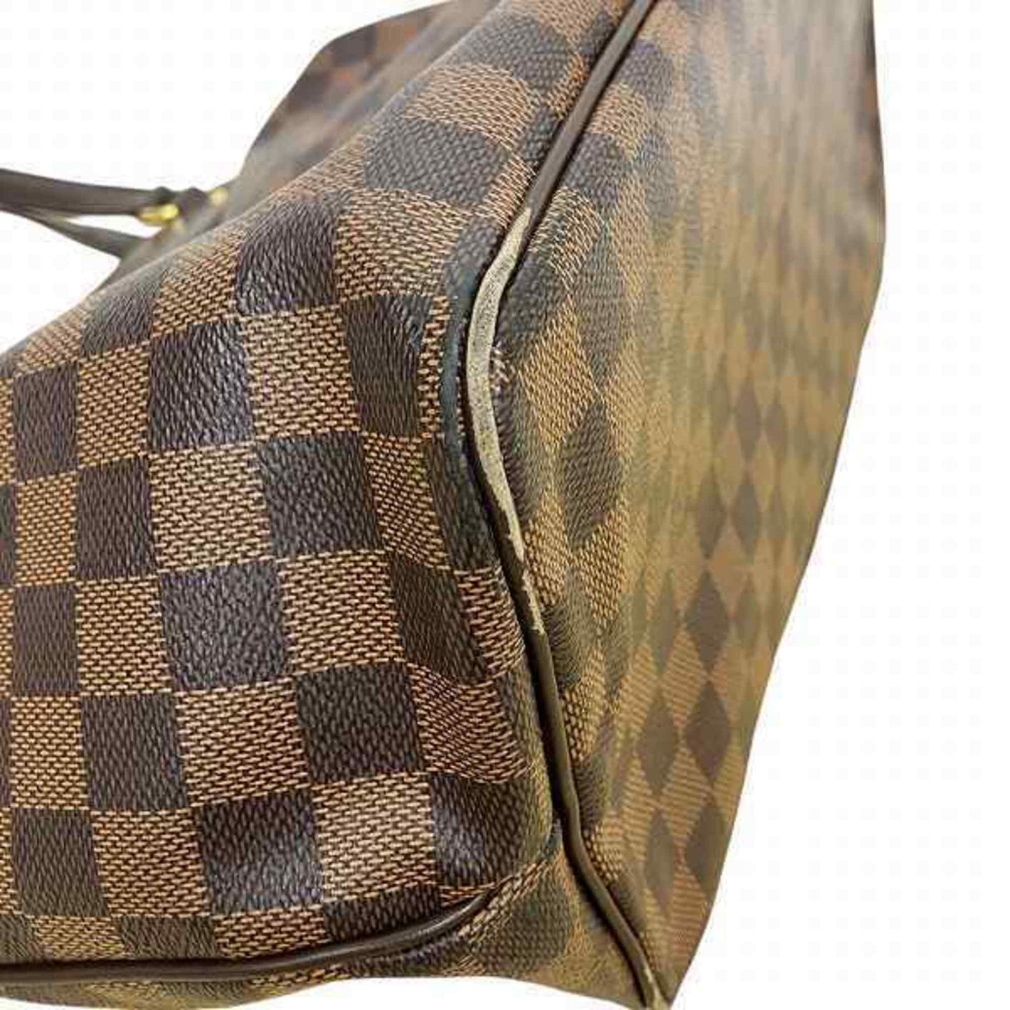 Louis Vuitton Brown Damier Canvas Shoulder Bag Tote Bag