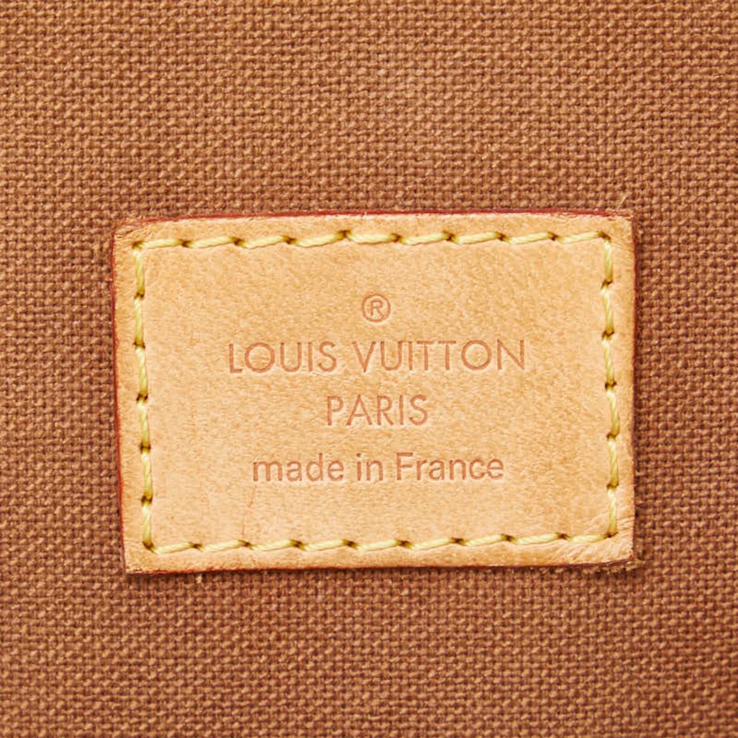 Louis Vuitton Brown Pvc Leather Handbag Shoulder Bag