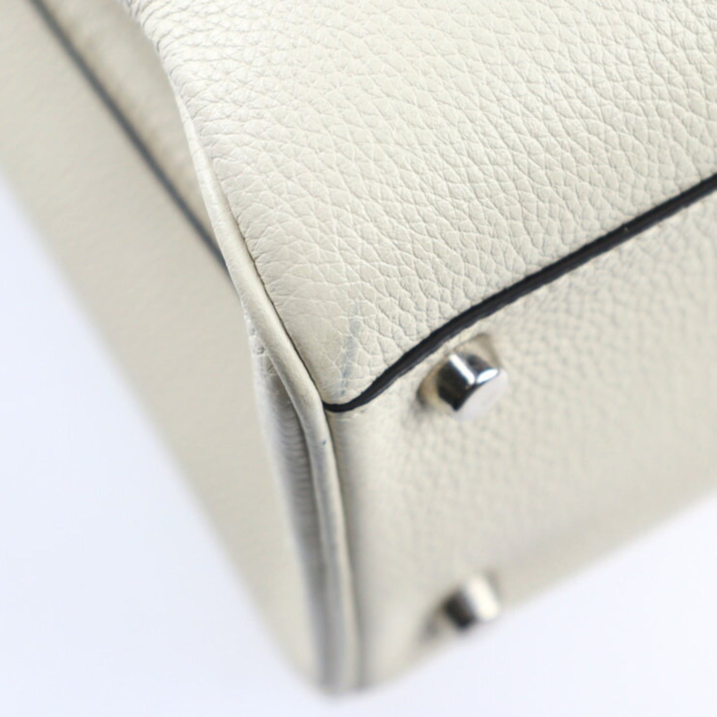 Gucci Horsebit Cream Leather Handbag Shoulder Bag Tote Bag