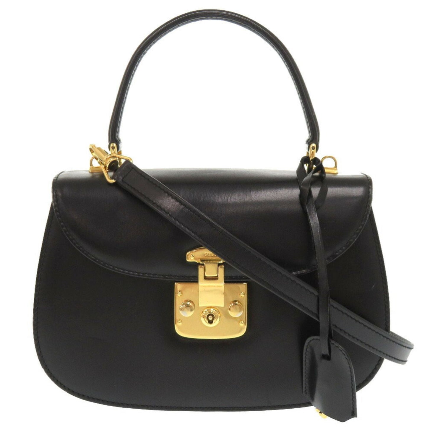 Gucci Black Leather Handbag ()