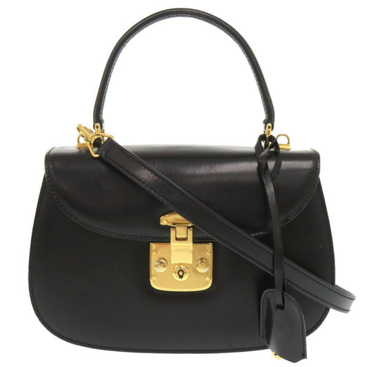 Gucci Black Leather Handbag ()