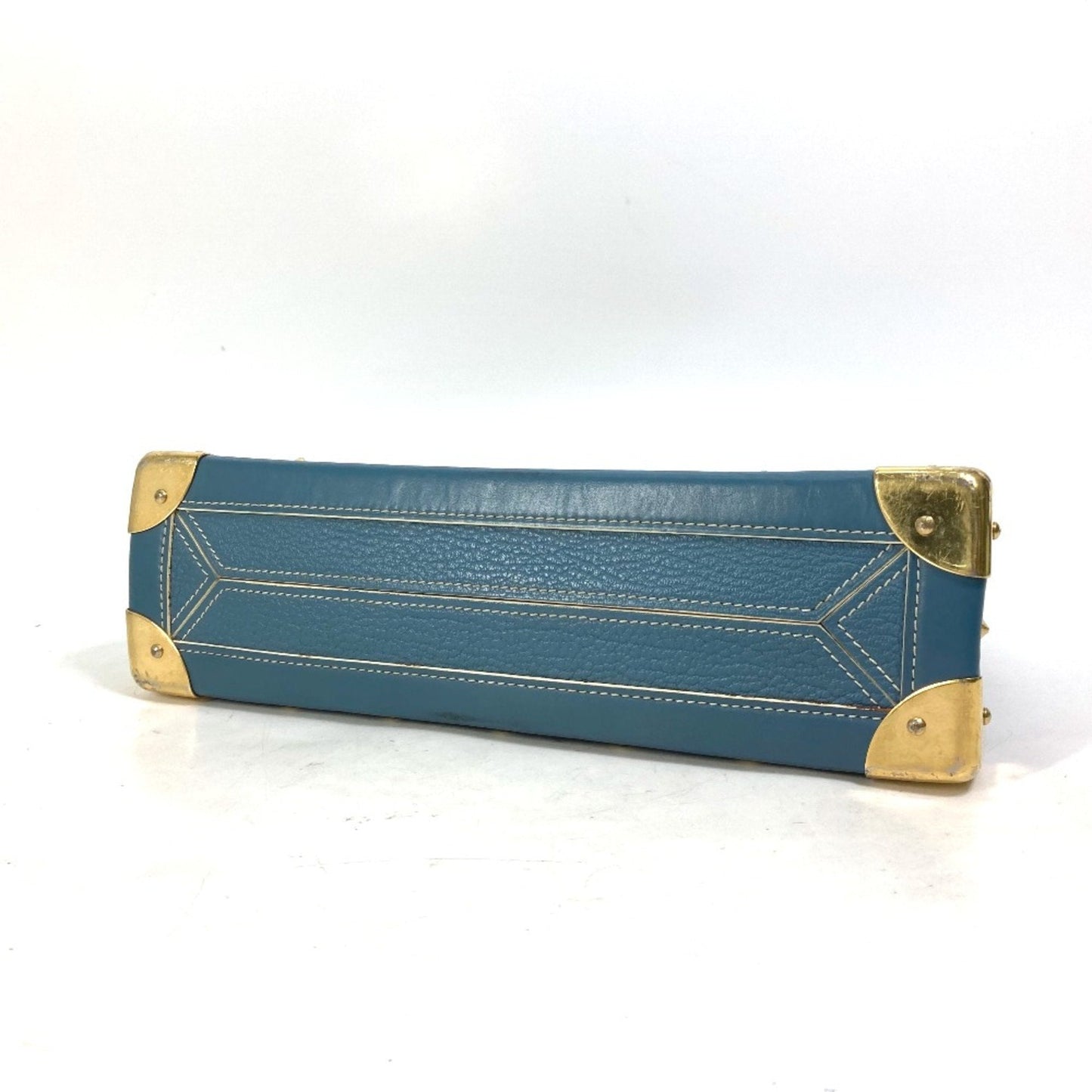 Louis Vuitton Blue Leather Shoulder Bag