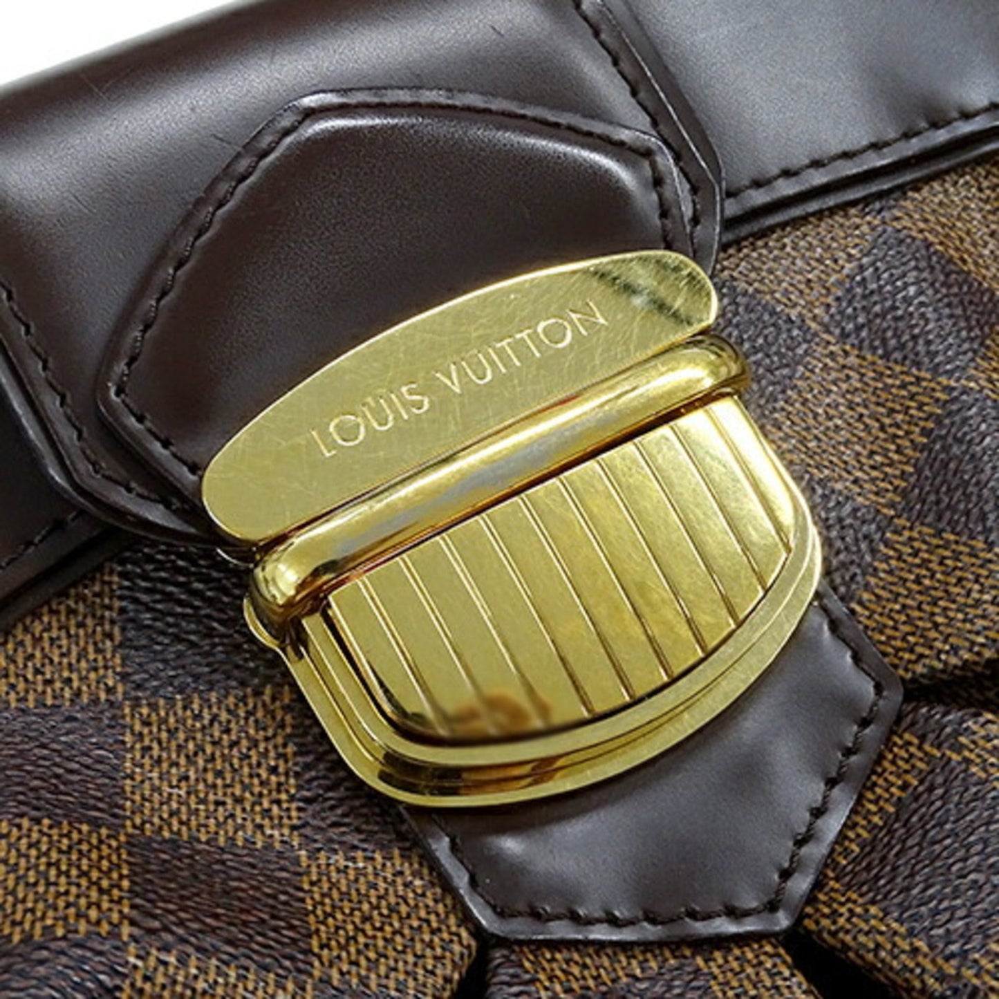 Louis Vuitton Damier Damier Canvas Ebene Damier Canvas Shoulder Bag