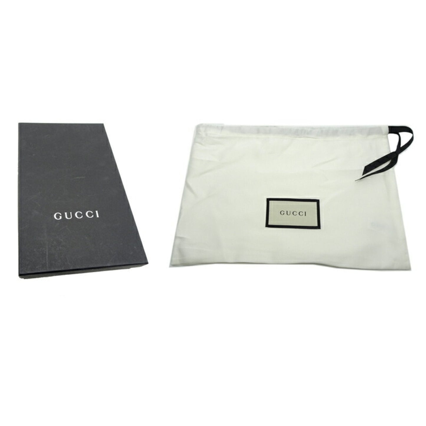 Gucci Black Leather Long Wallet (Bi-Fold)