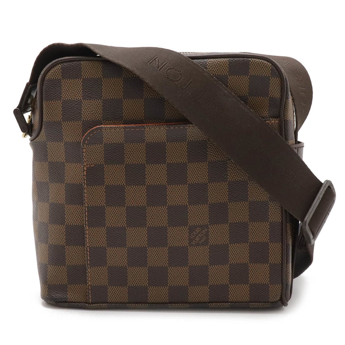 Louis Vuitton Brown Pvc Pochette Shoulder Bag ()