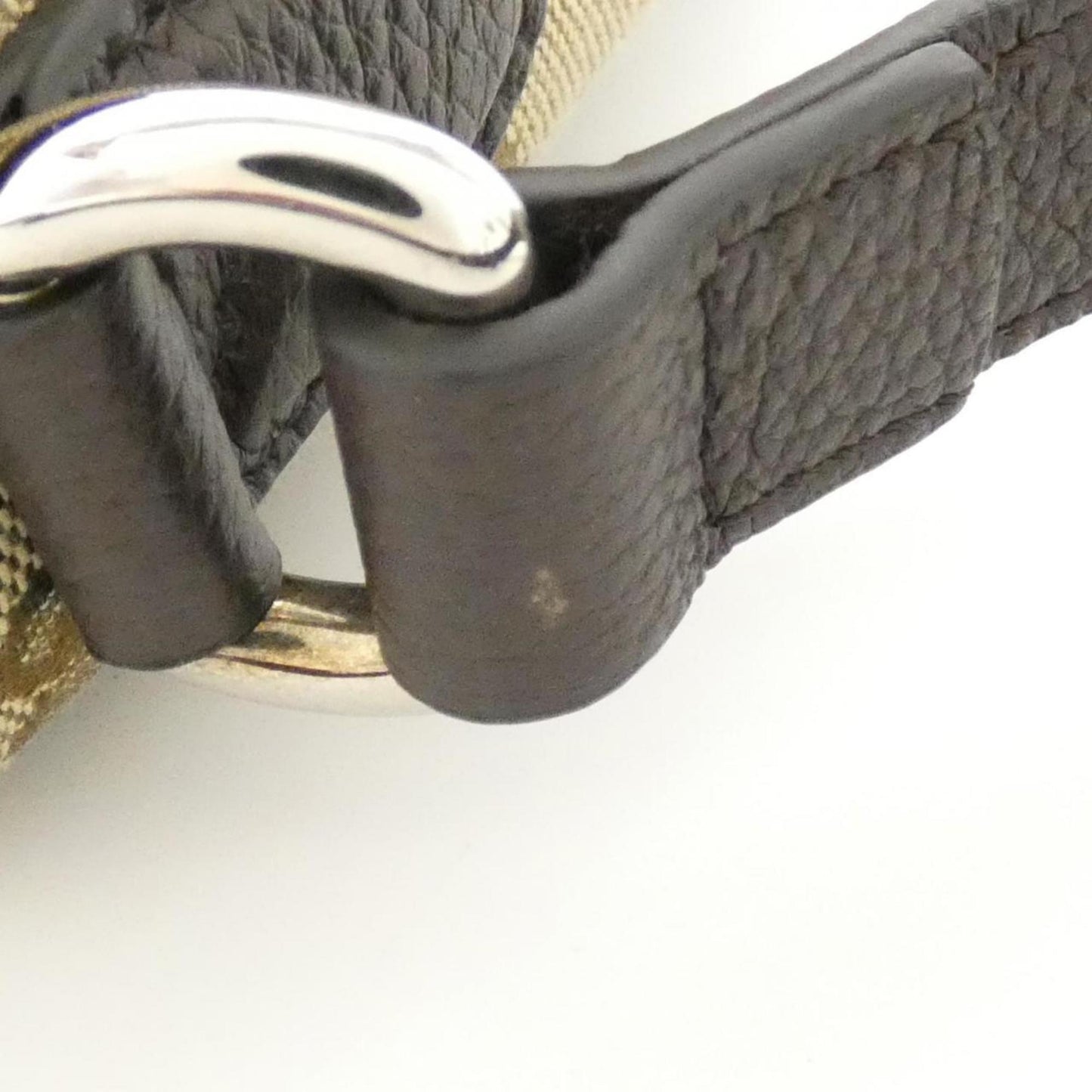 Gucci Gg Canvas Beige Brown Gg Canvas Leather Shoulder Bag