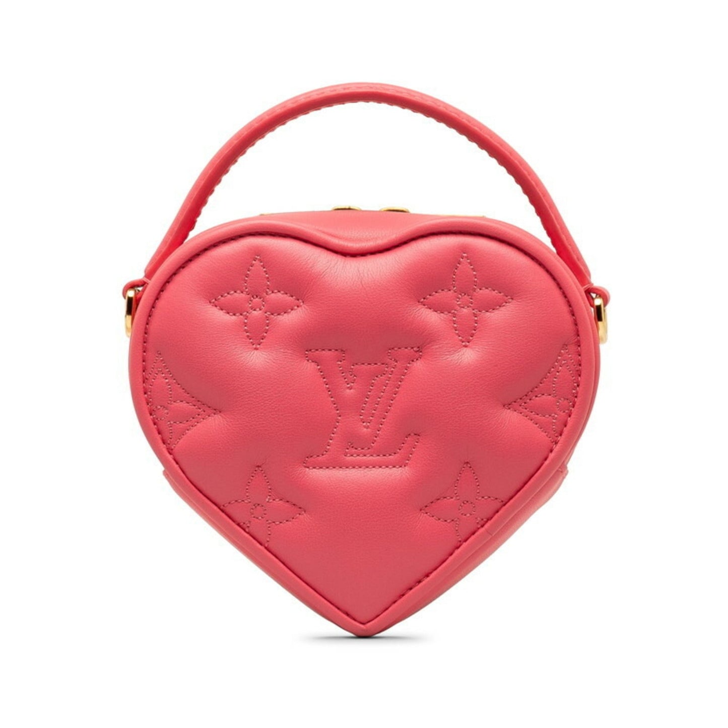 Louis Vuitton Pink Leather Handbag Shoulder Bag