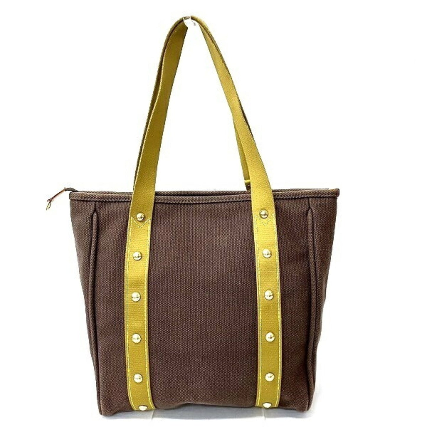 Louis Vuitton Brown Cotton Canvas Shoulder Bag Tote Bag