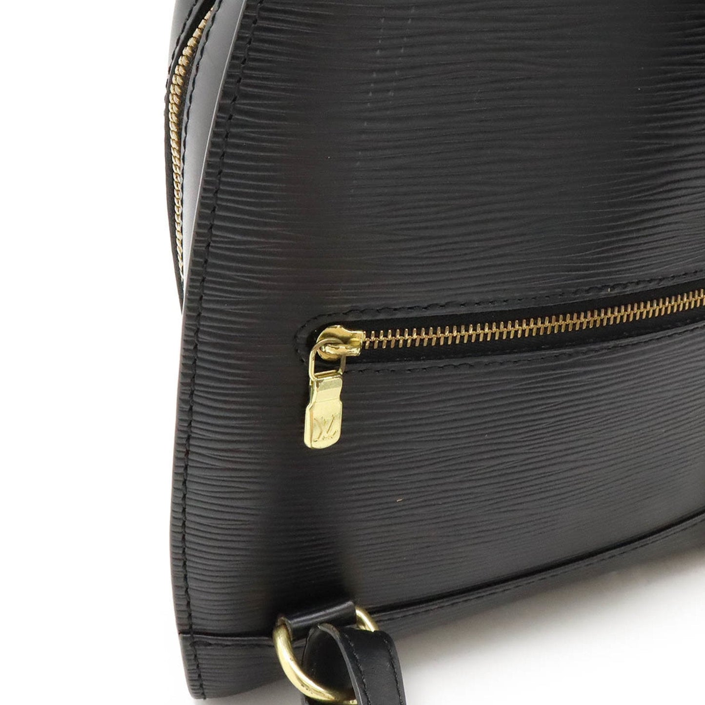 Louis Vuitton Noir Epi Leather Backpack Shoulder Bag