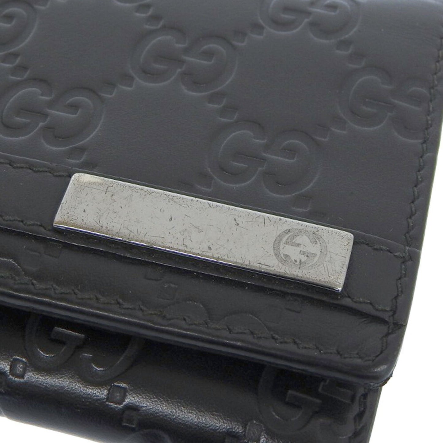 Gucci Black Leather Coin Purse/Coin Case