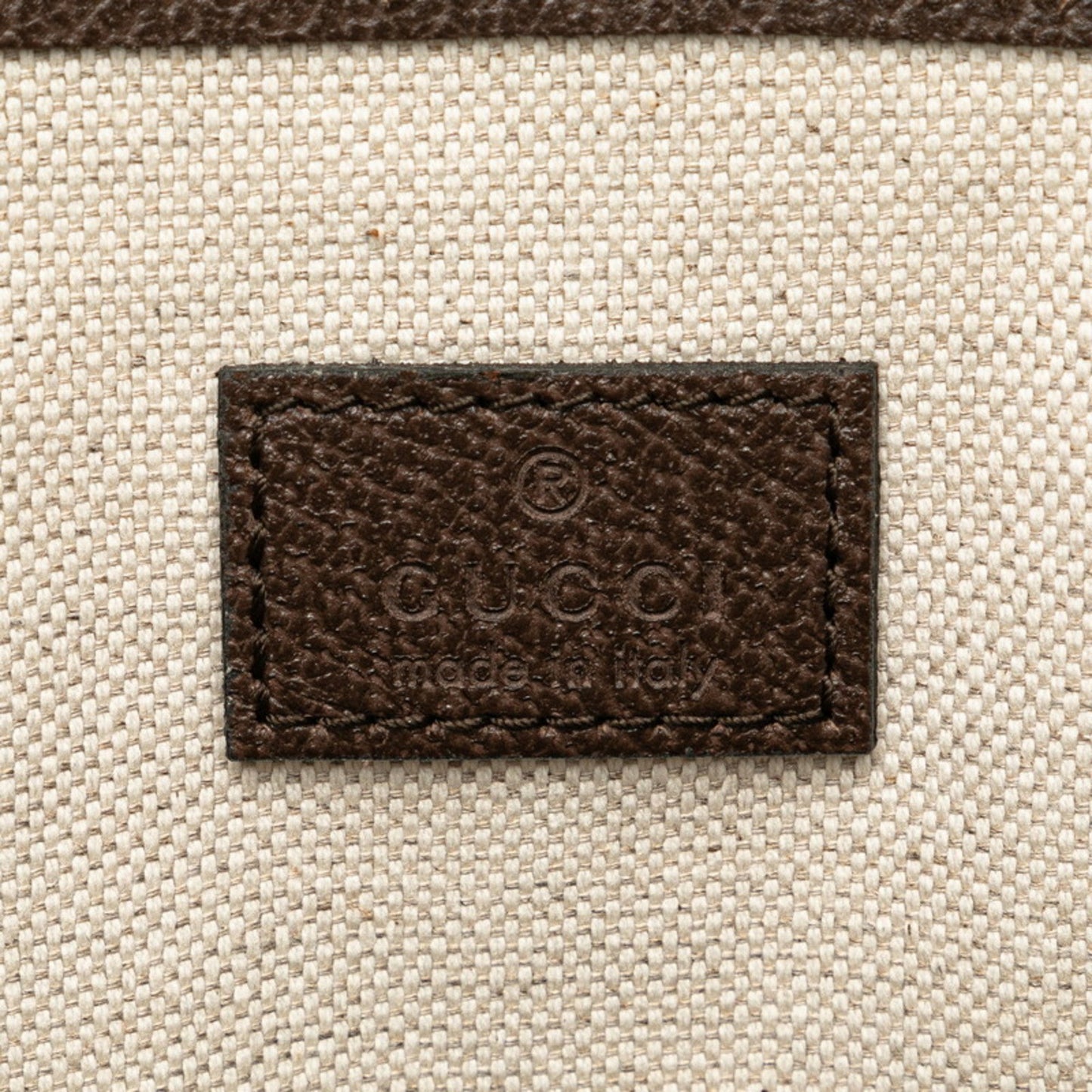 Gucci Beige Brown Pvc Leather Shoulder Bag Tote Bag