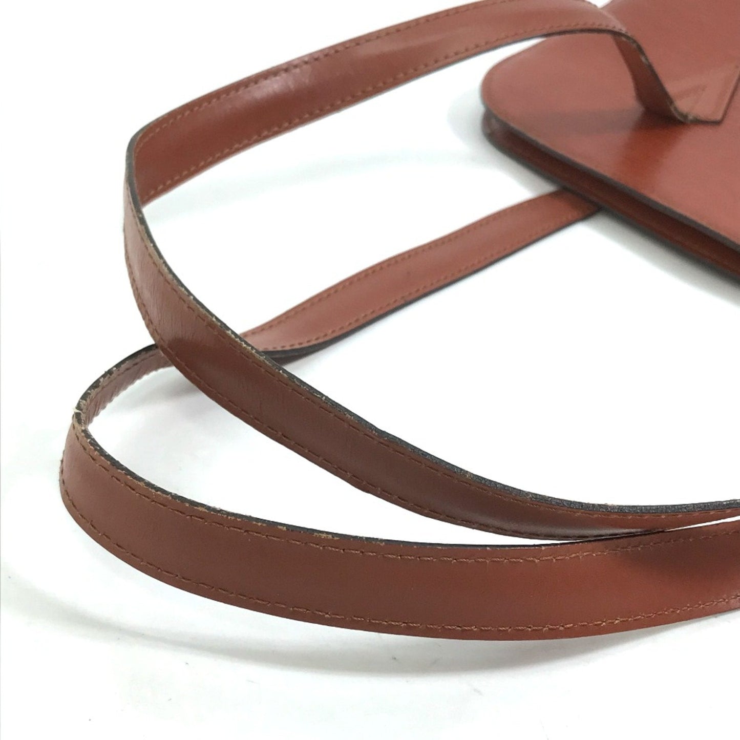 Louis Vuitton Brown Leather Shoulder Bag