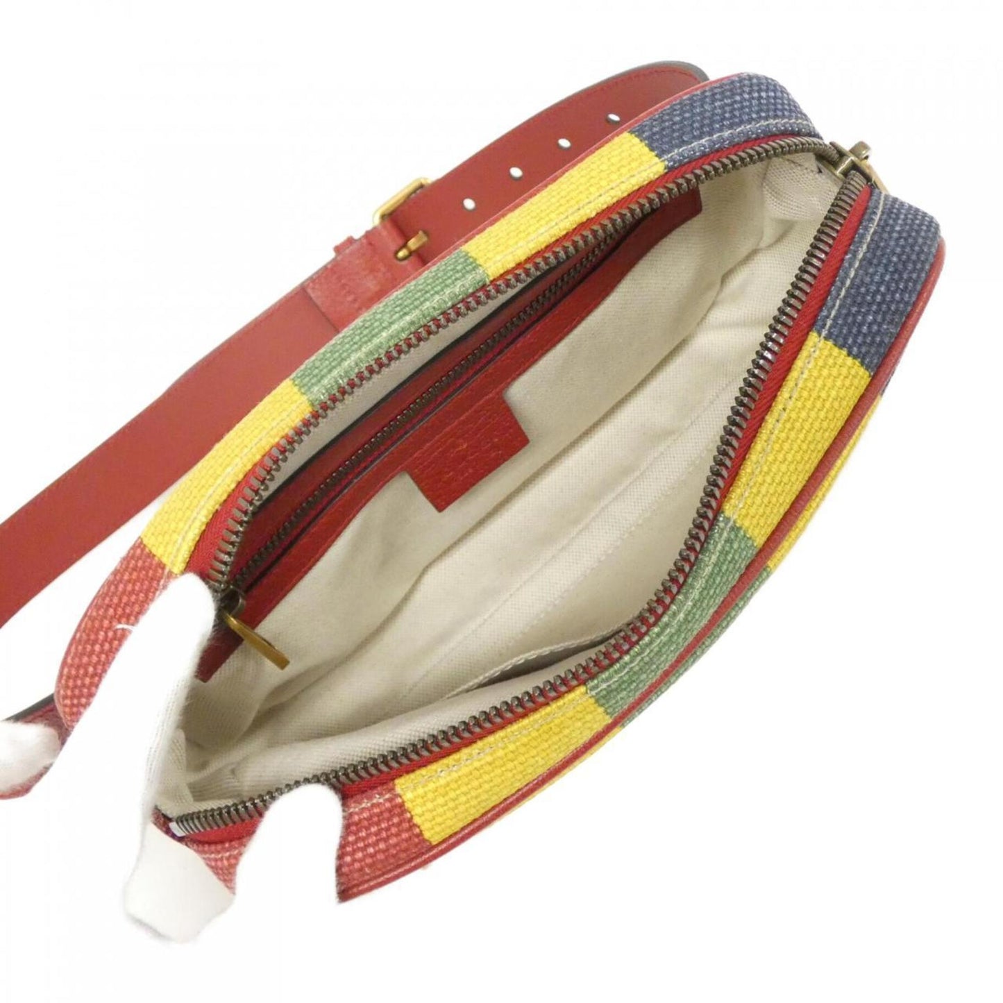 Gucci Multi-Color Canvas Leather Fanny Pack