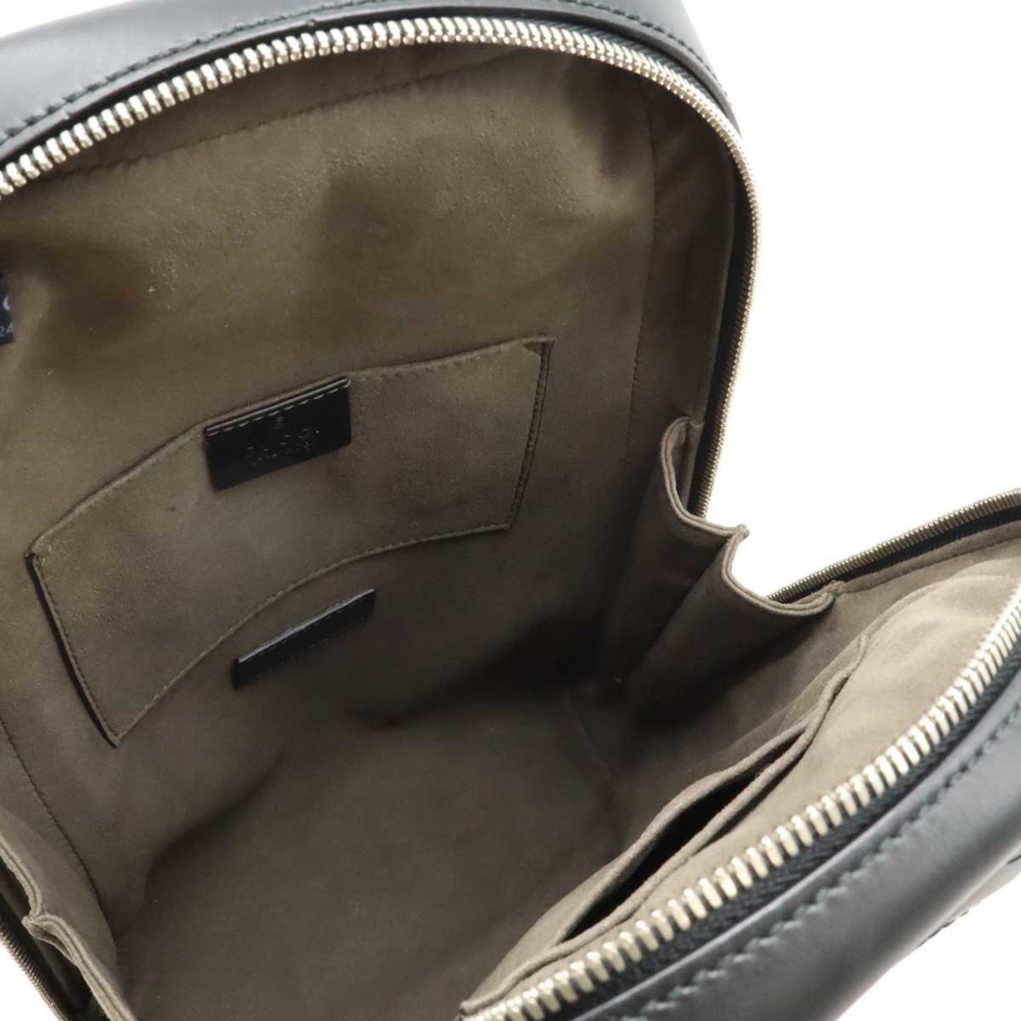 Gucci Black Leather Shoulder Bag Sling Bag