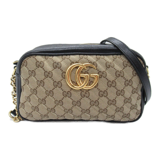 Gucci Beige Leather Shoulder Bag ()